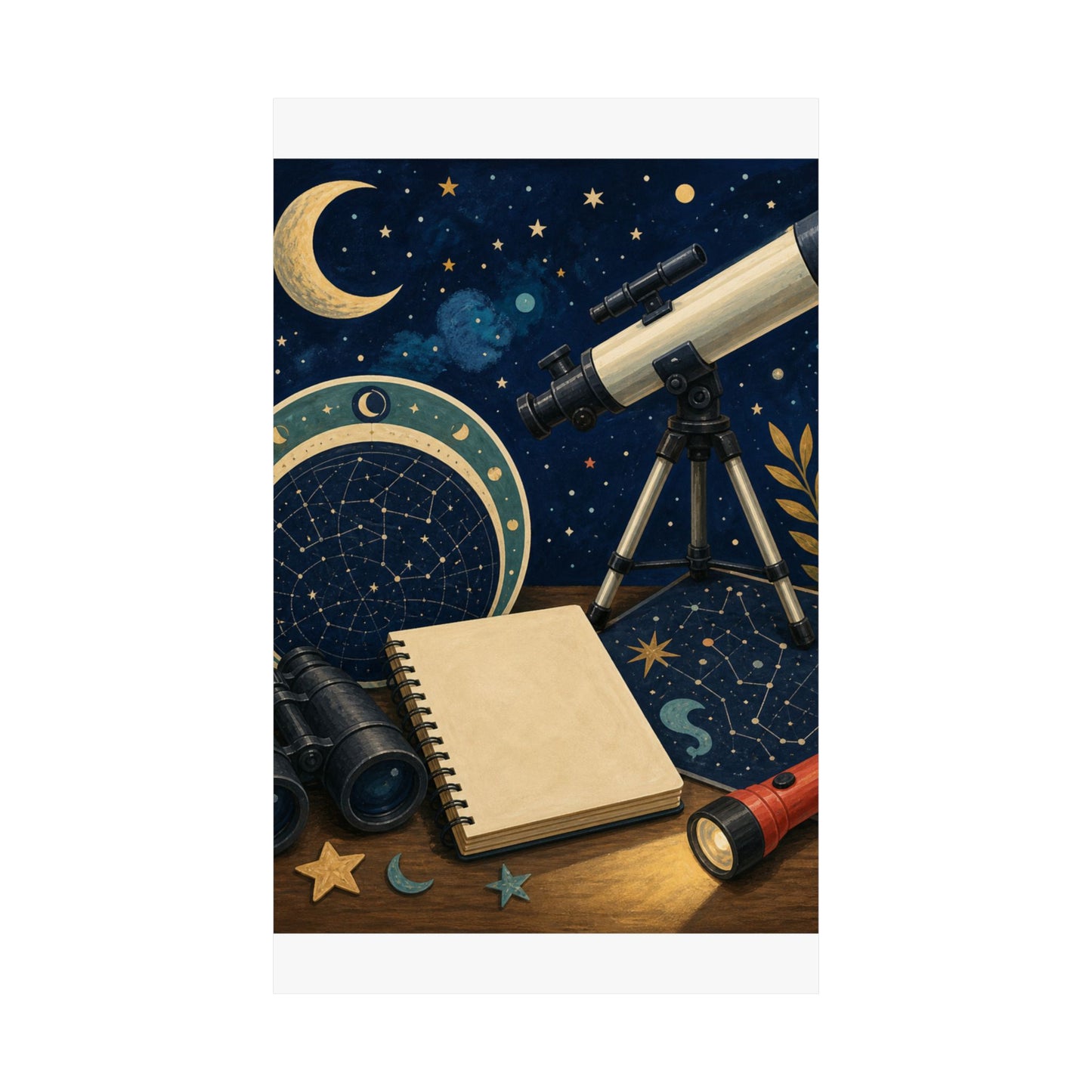 Classic Stargazing Astronomy Hobby Poster