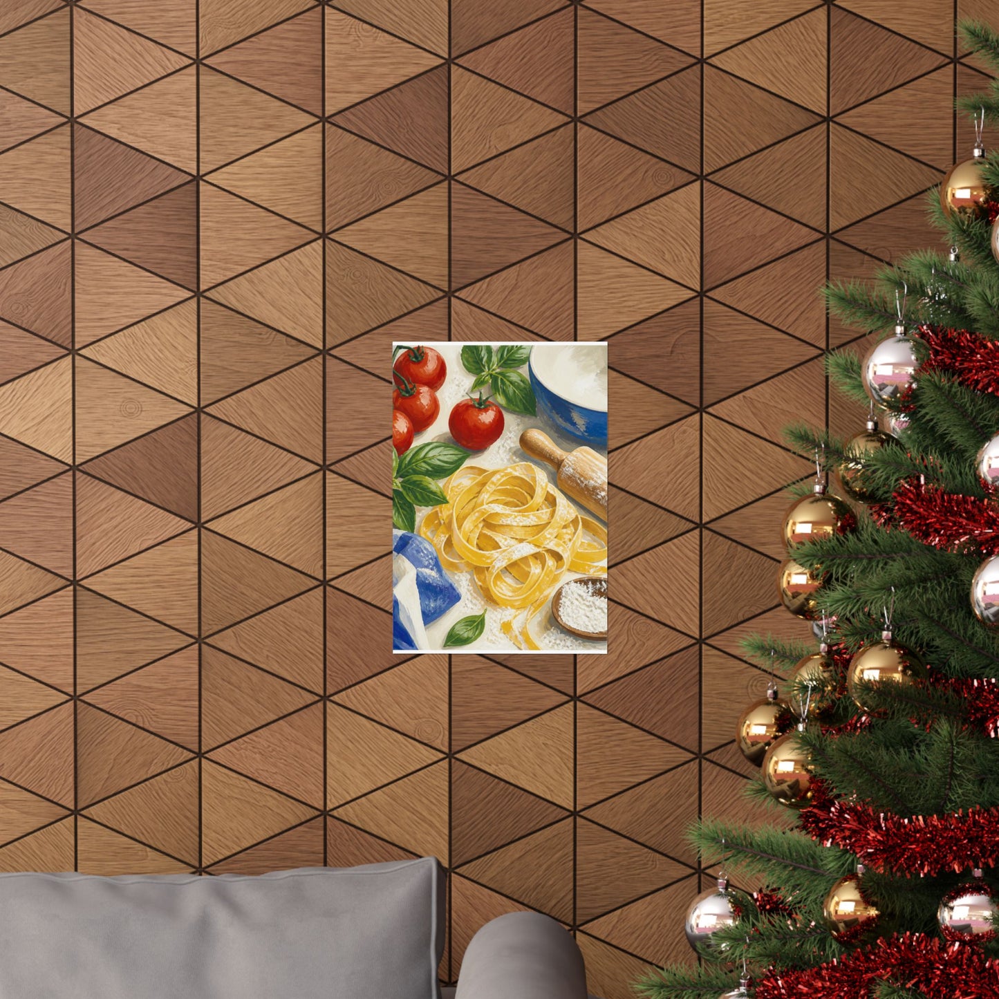 Fresh Pasta Making Kitchen Art Poster