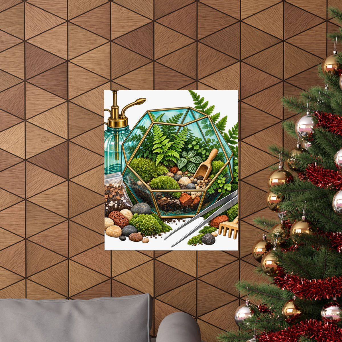 Fern Terrarium Building Workshop Poster