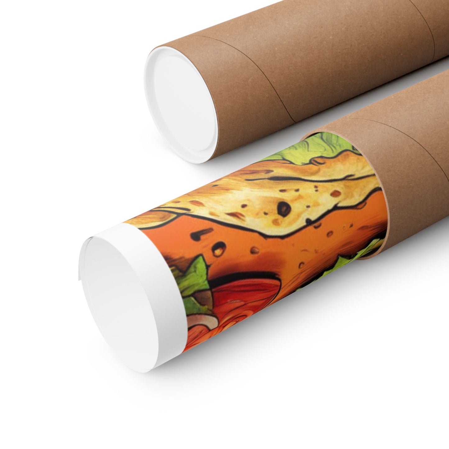 Stacked Taco Fiesta Foodie Gift Art Poster