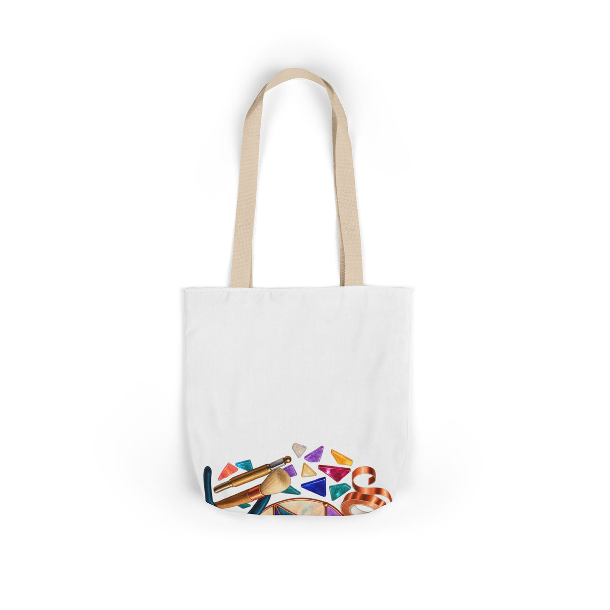 Abstract Stained Glass Suncatcher Workshop Tote Bag