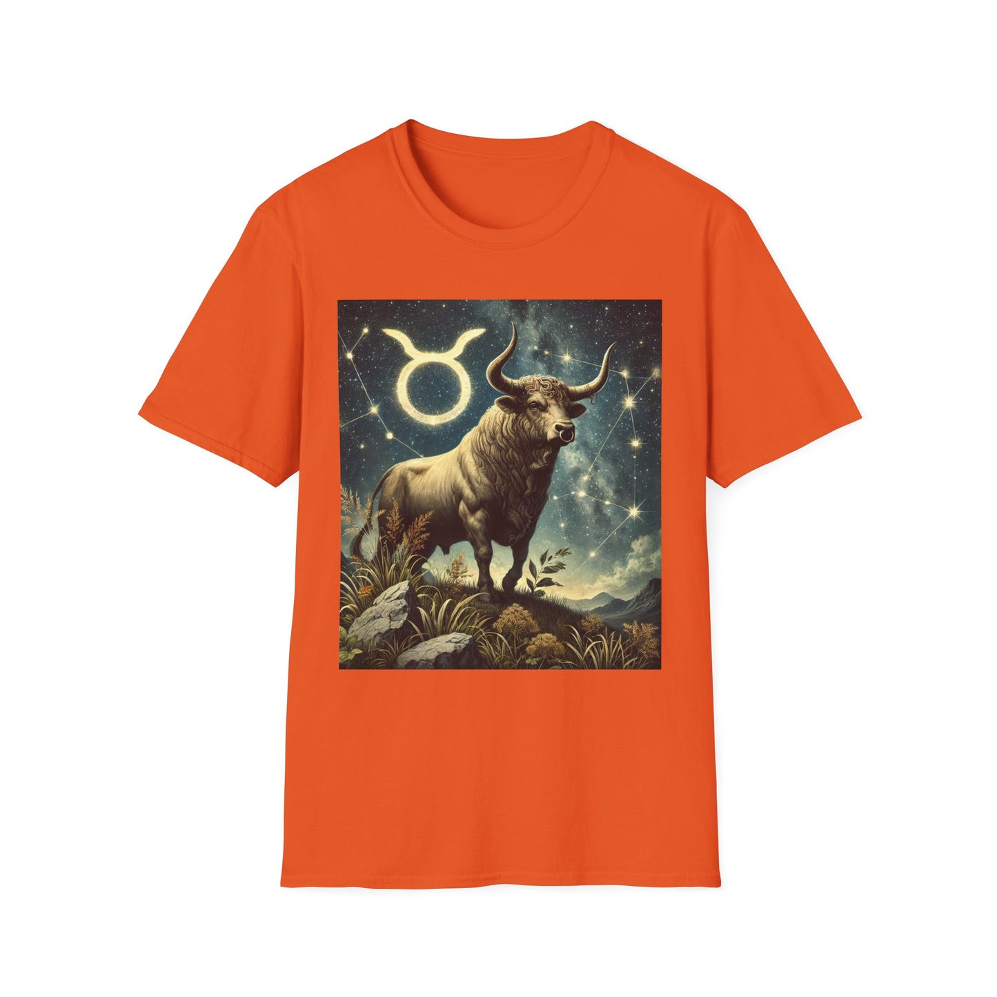 Taurus Bull Unisex T-Shirt, Zodiac Tee, Astrology Clothing, Bull Shirt, Horoscope Top