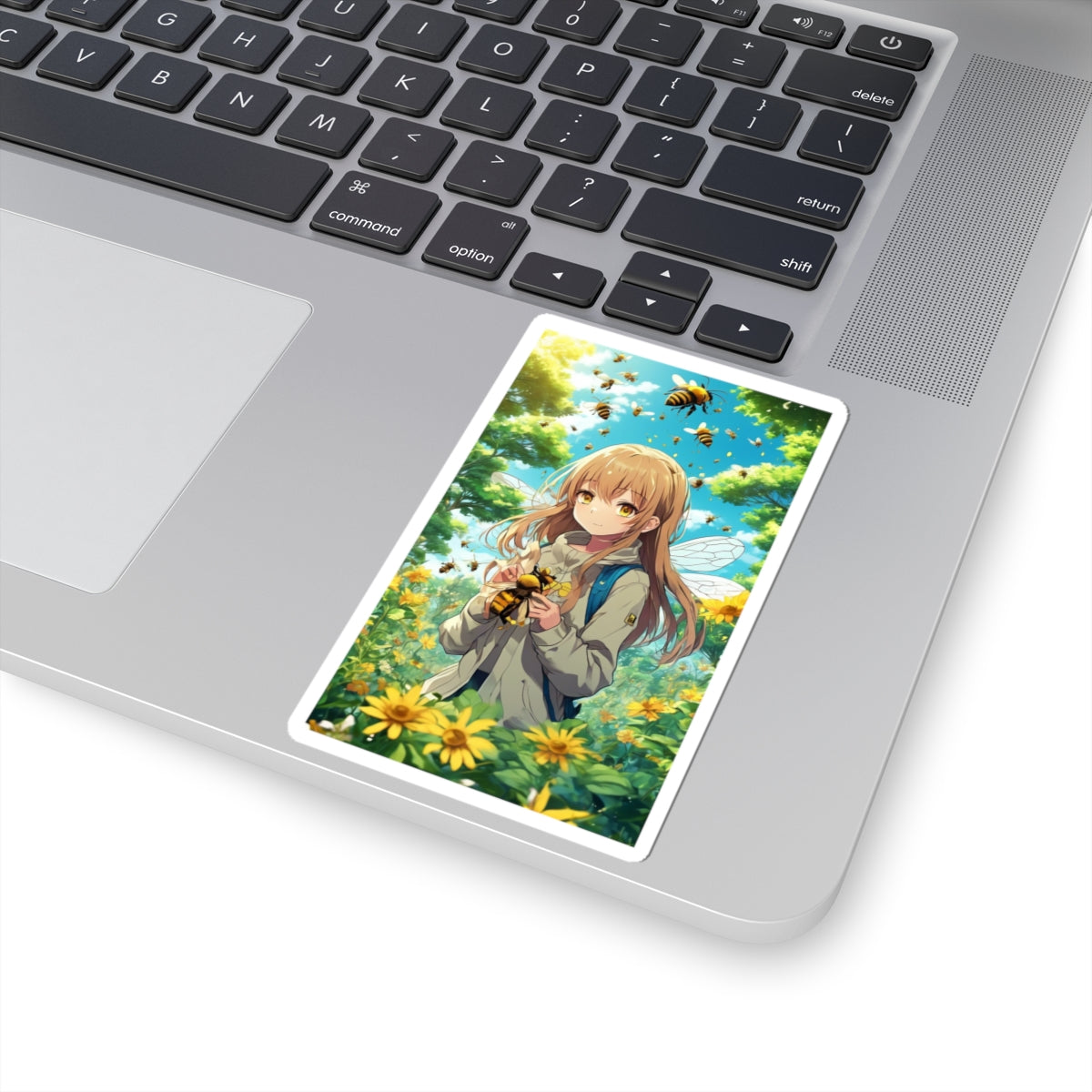 Bee Fairy Garden Anime Nature Art Sticker