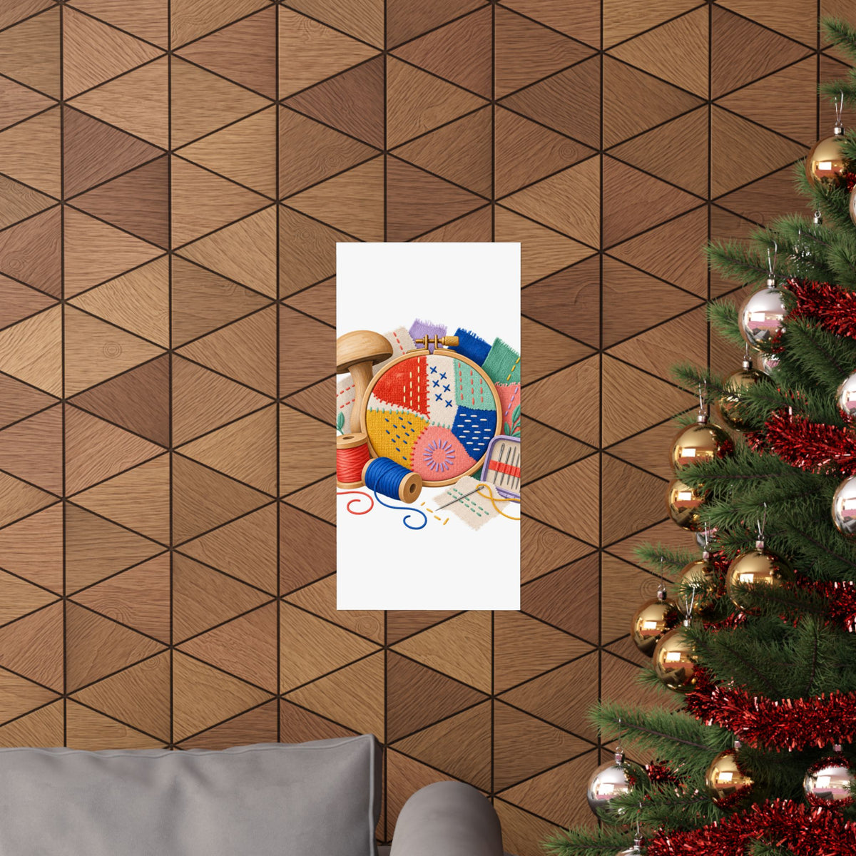 Colorful Visible Mending Workshop Poster