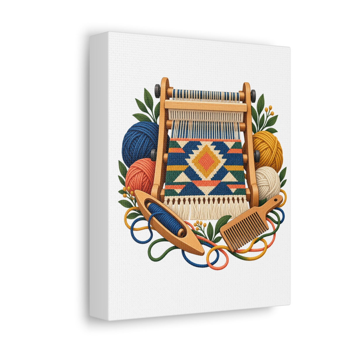 Geometric Hand Weaving Workshop Canvas