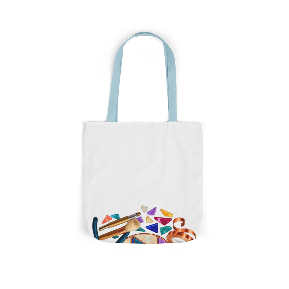 Abstract Stained Glass Suncatcher Workshop Tote Bag