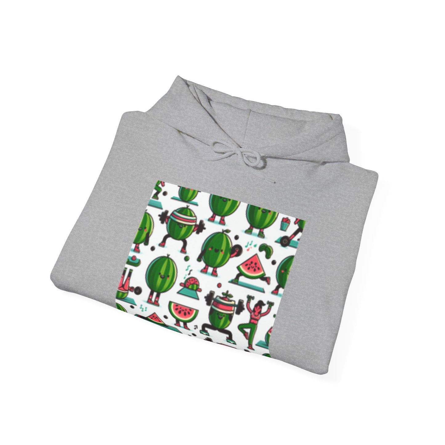 Watermelon Workout Club Cute Food Fitness Graphic Hoodie