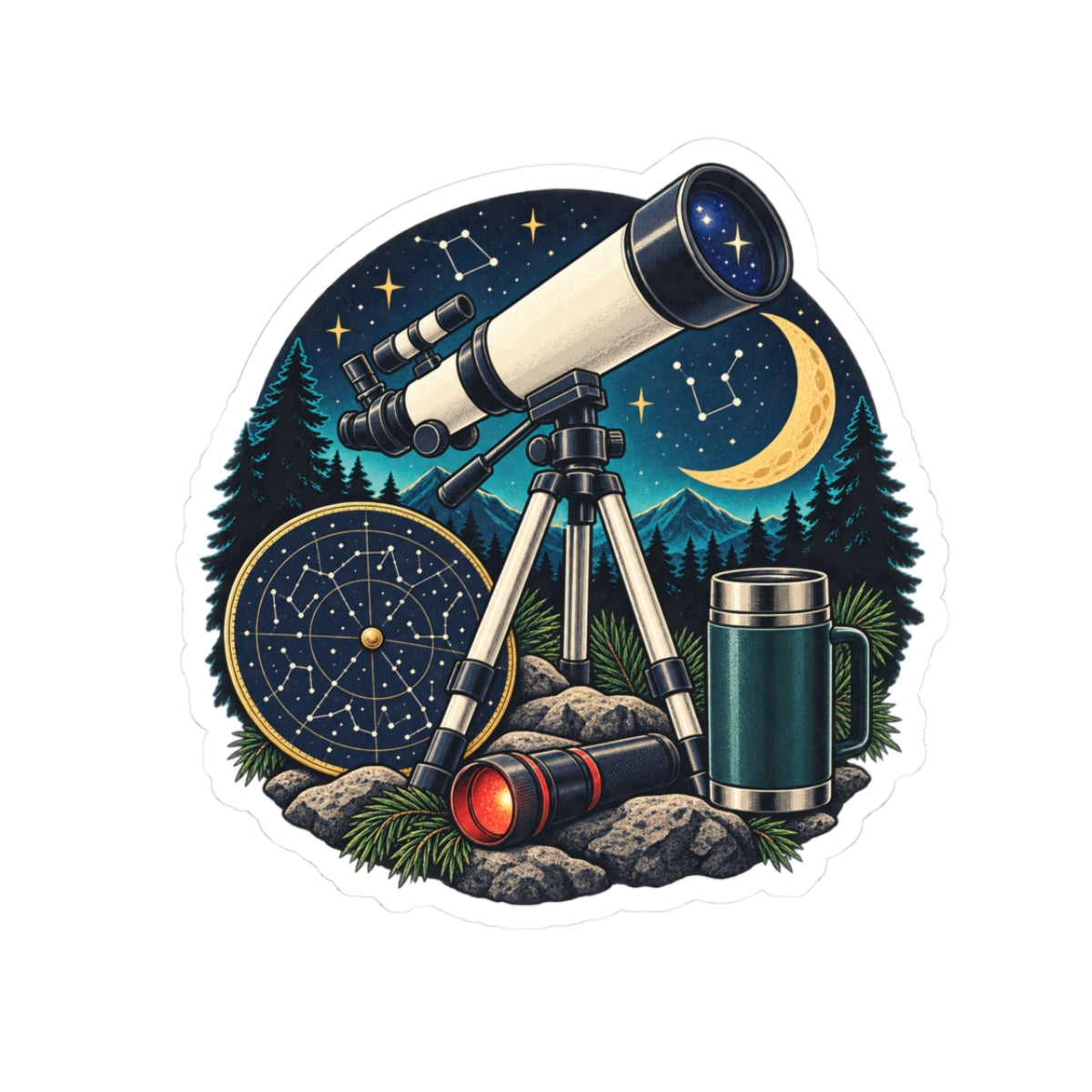 Backyard Stargazing Workshop Sticker