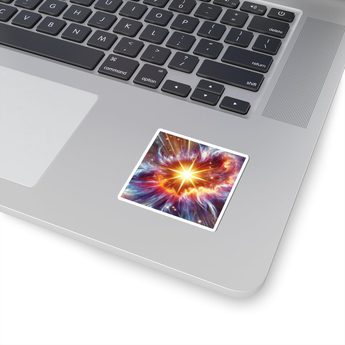 Cosmic Starburst Energy Abstract Space Sticker for Laptop