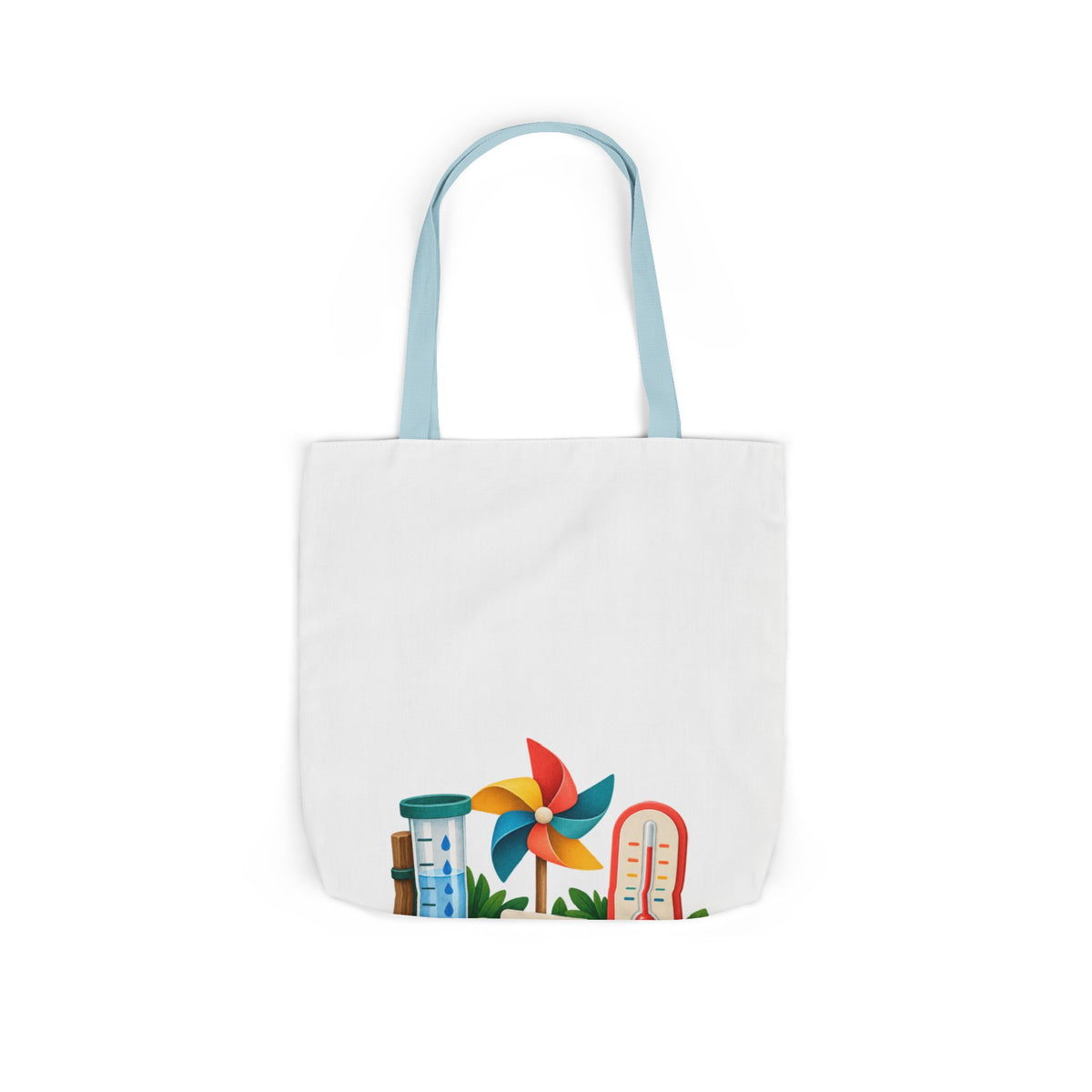Colorful Backyard Weather Watching Kit Tote Bag
