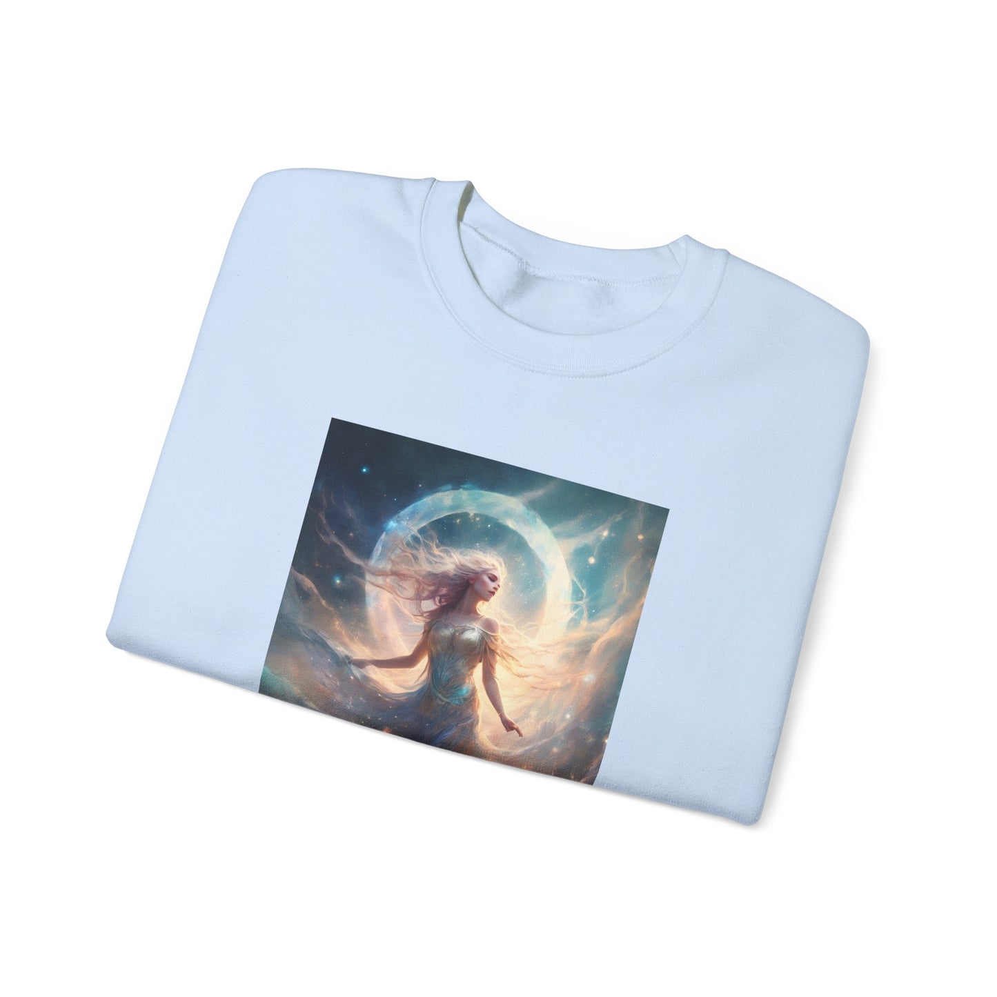 Moonlit Celestial Dancer Fantasy Portrait Sweatshirt