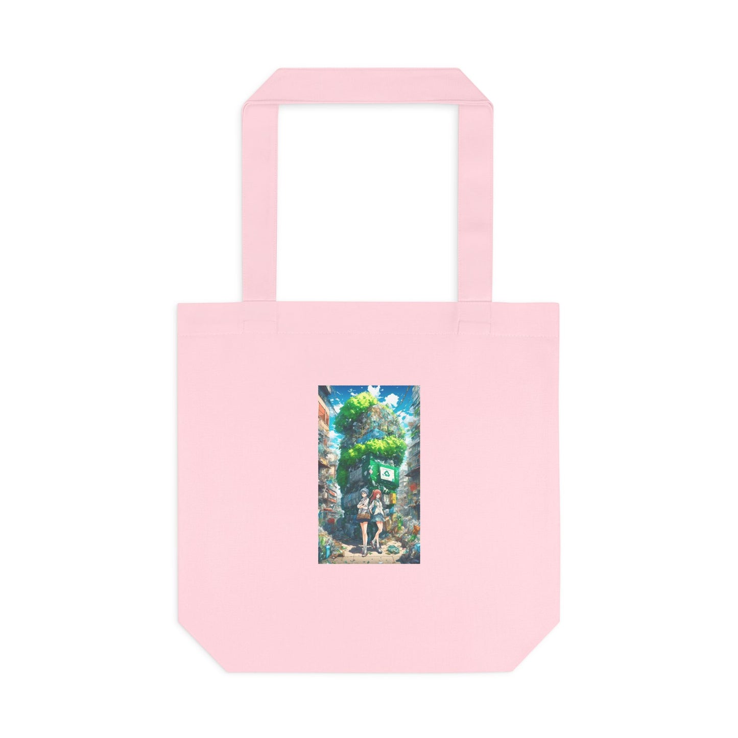 Urban Recycling Anime Friends Reusable Eco Tote Bag