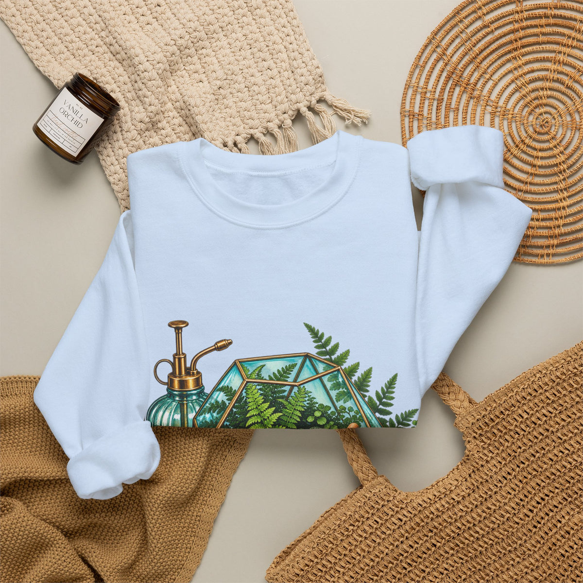 Fern Terrarium Building Workshop Sweatshirt