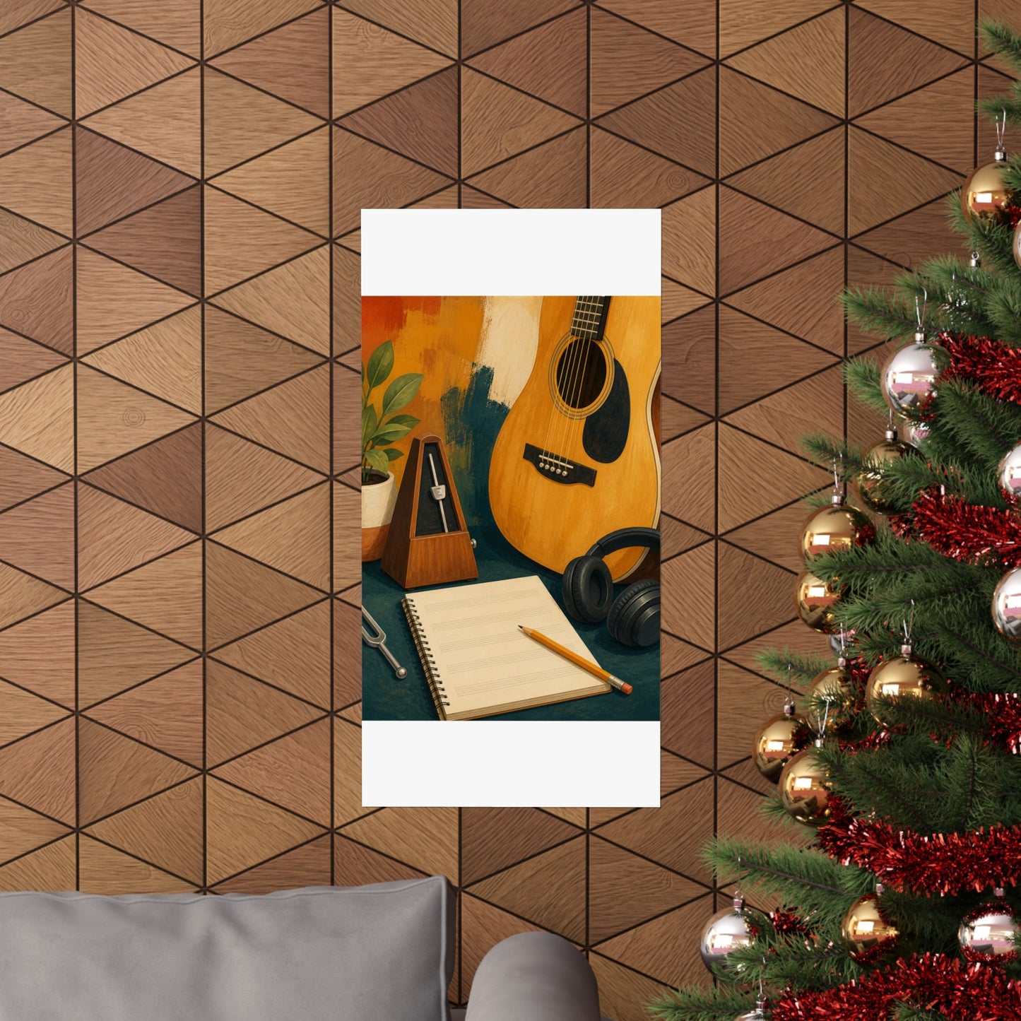 Warm Music Practice Hobby Poster