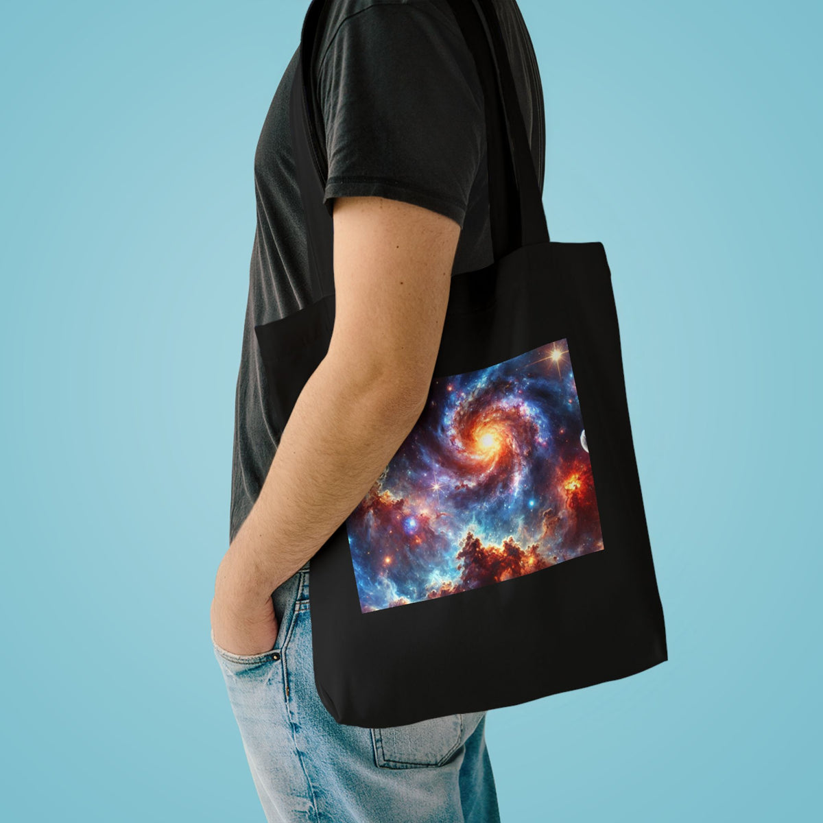 Galaxy Nebula Dreamscape Abstract Space Tote Bag Astronomy Gift