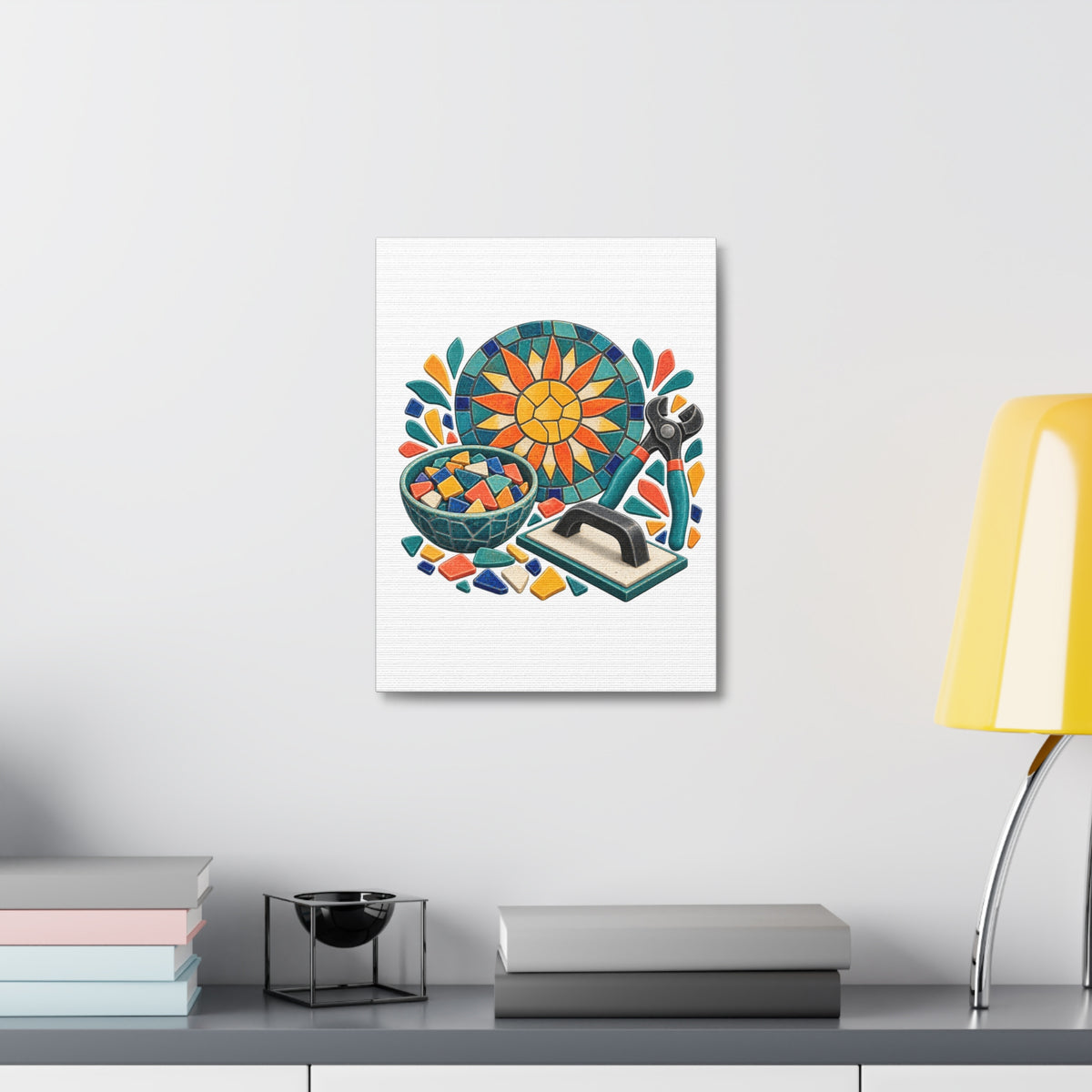 Sunburst Mosaic Making Workshop Canvas