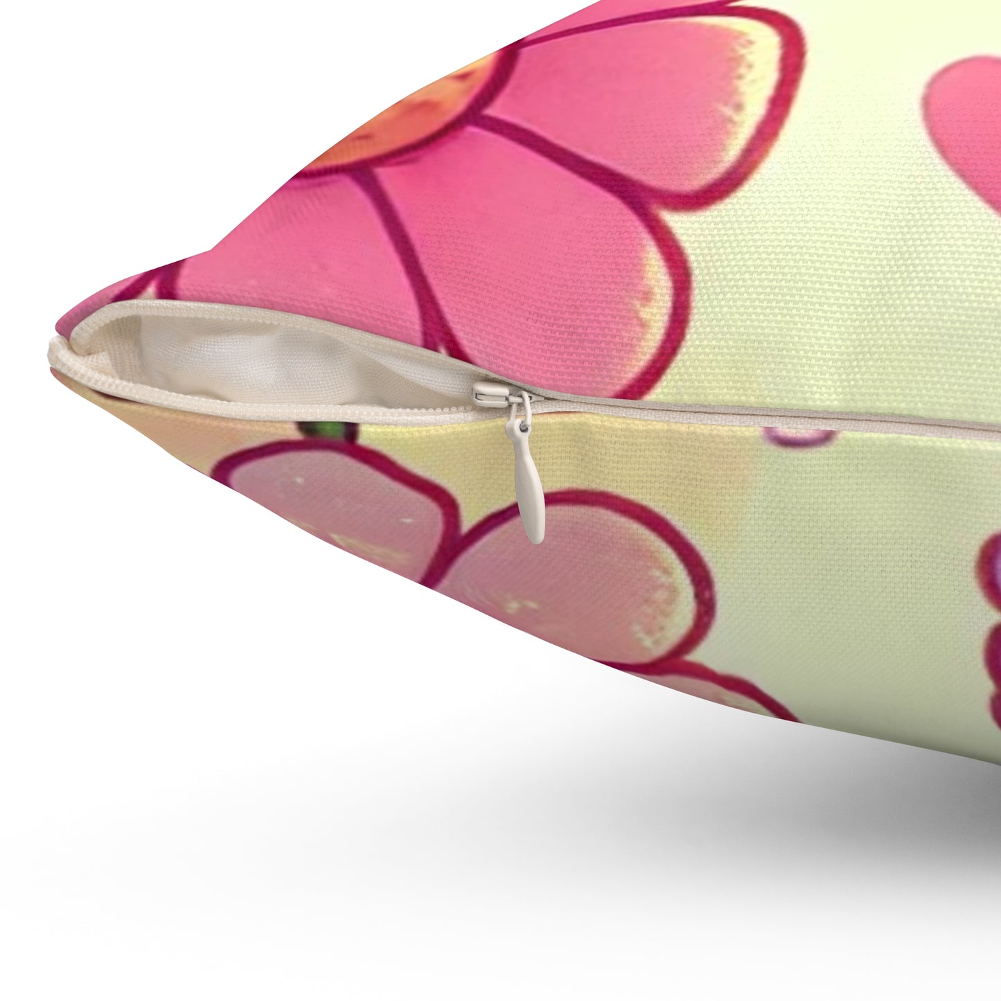 Pastel Floral Alpaca Garden Kawaii Decorative Pillow