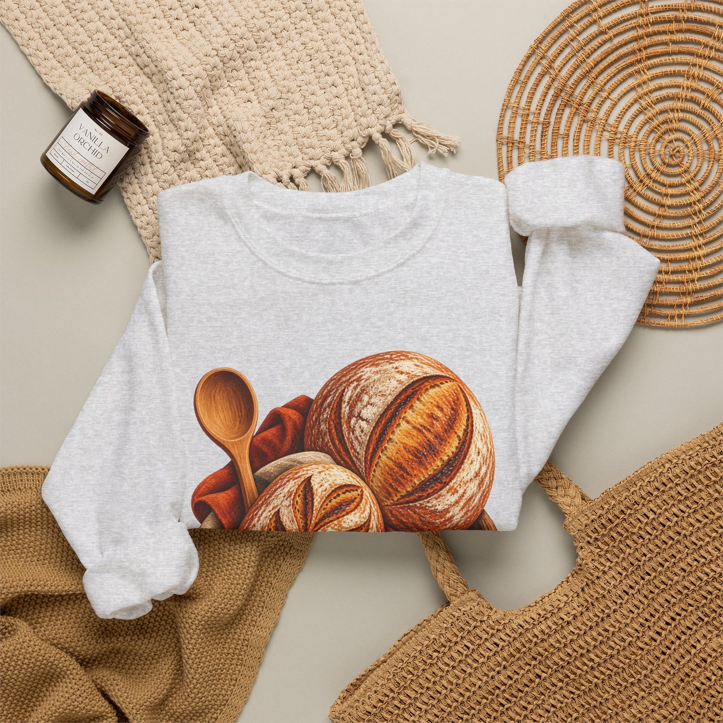 Artisan Bread Baking Emblem Sweatshirt