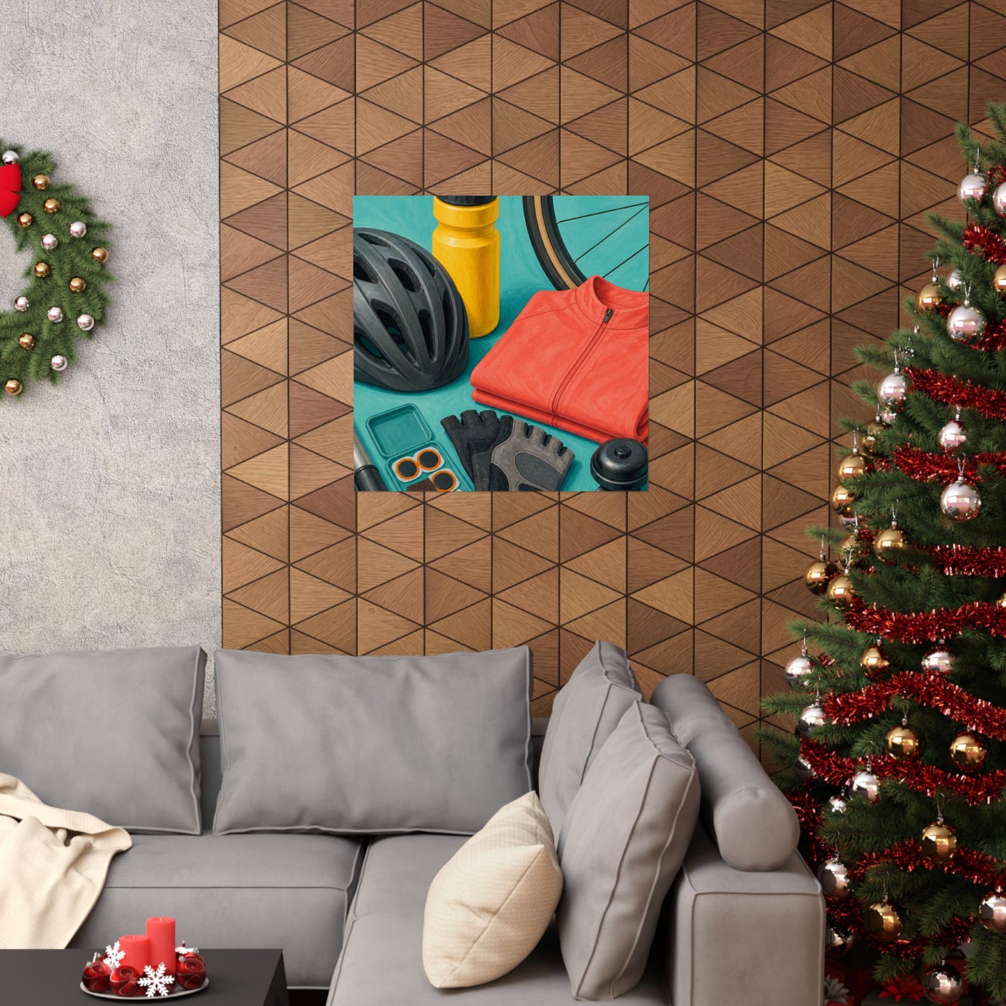 Colorful Cycling Gear Hobby Poster