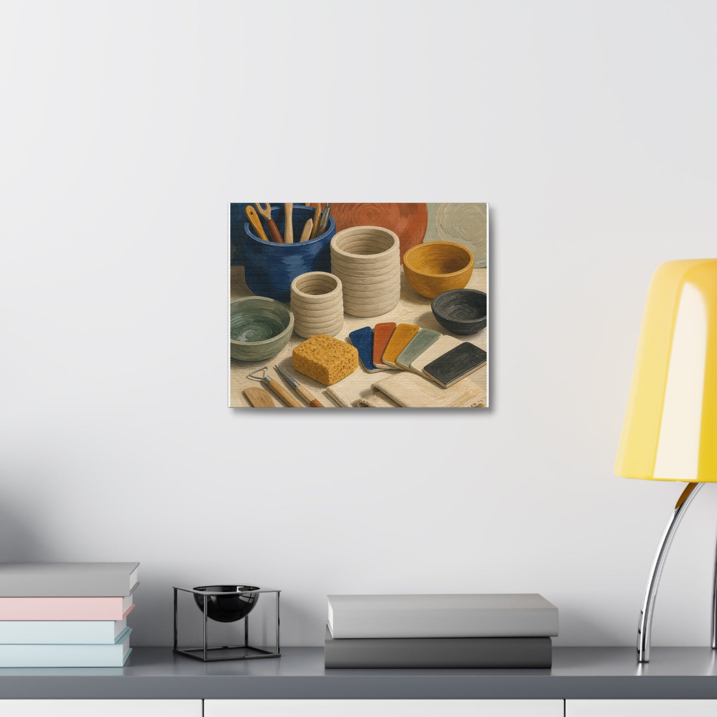 Handbuilt Ceramics Studio Art Canvas Art