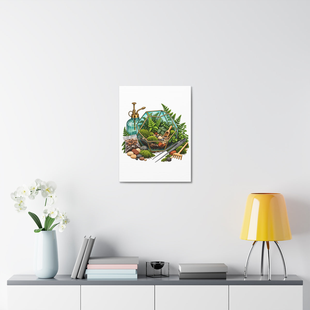 Fern Terrarium Building Workshop Canvas