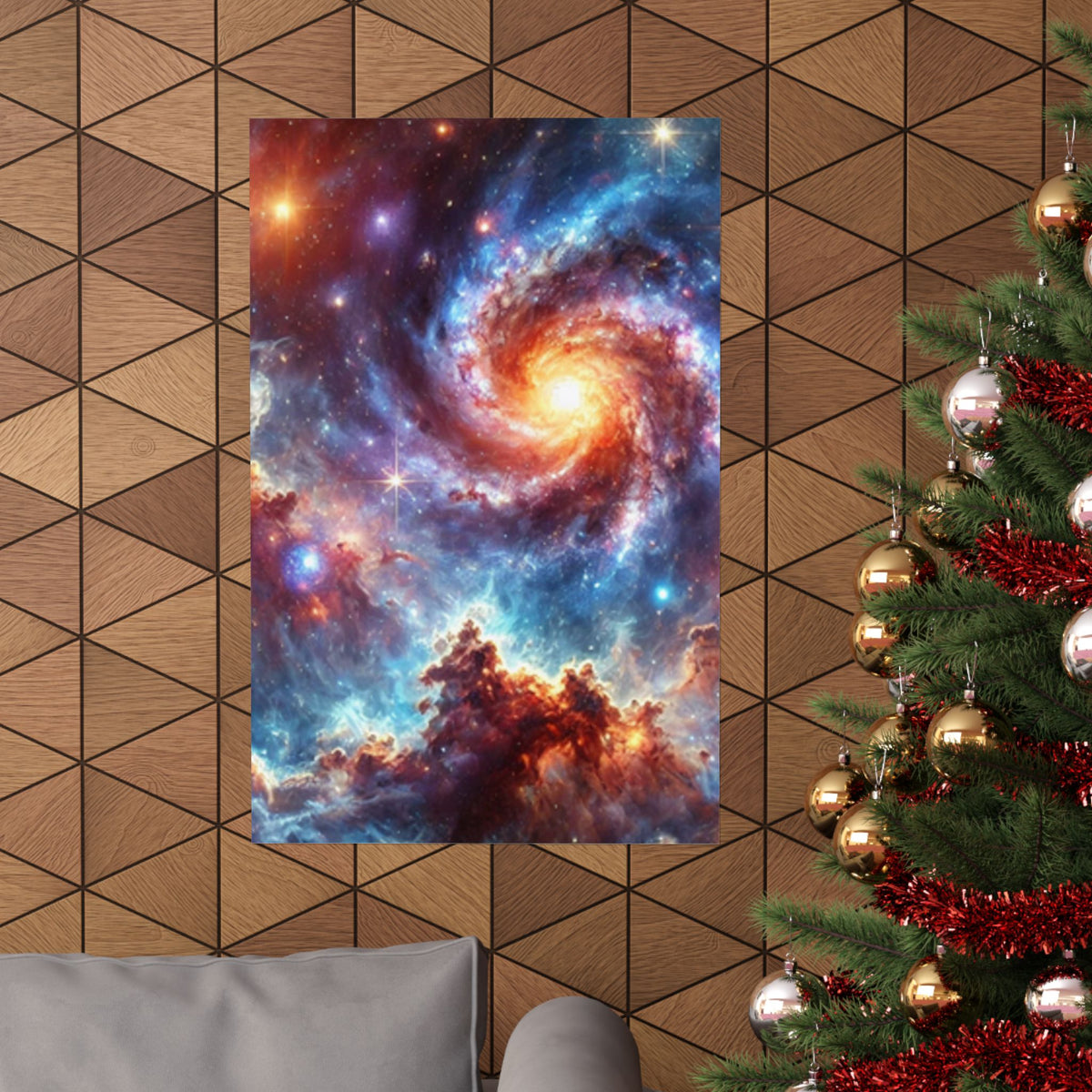 Galaxy Nebula Dreamscape Abstract Space Poster Wall Art Decor