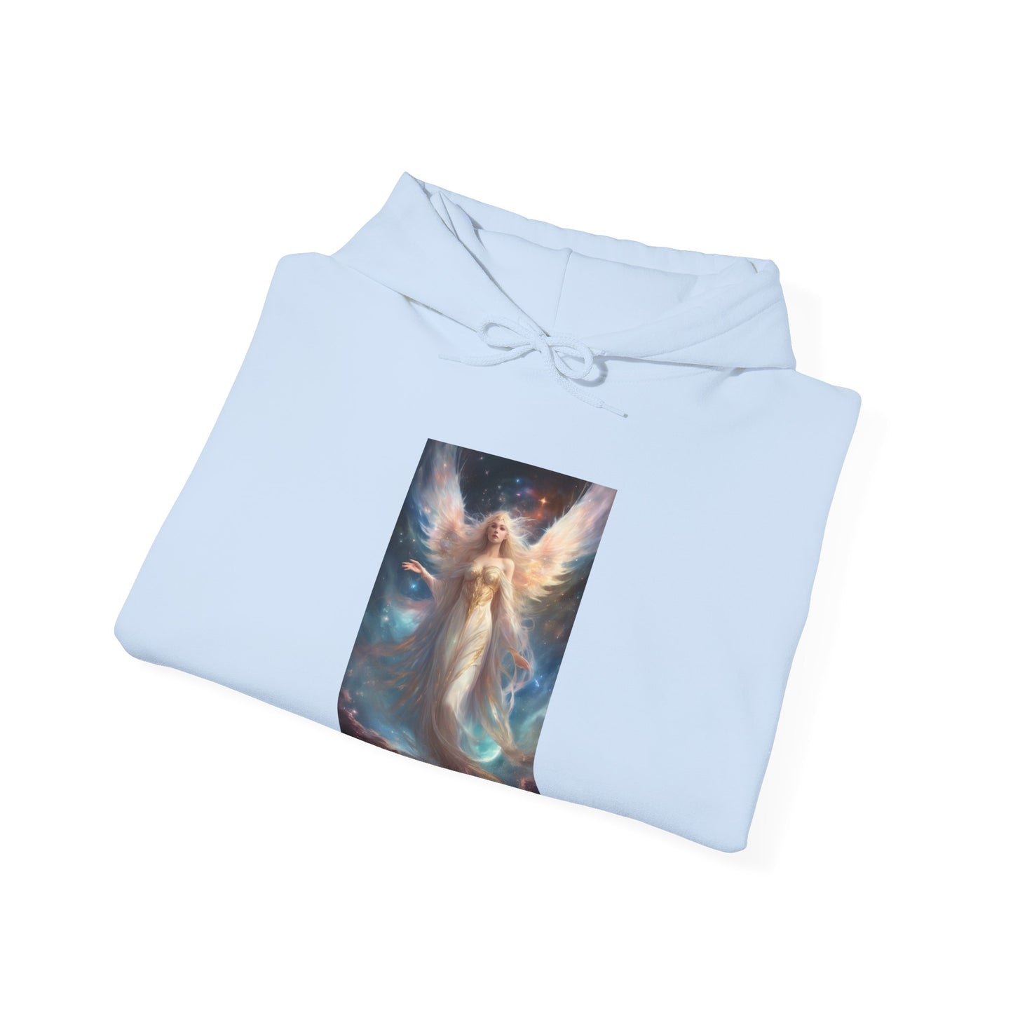 Celestial Winged Heroine Fantasy Portrait Hoodie