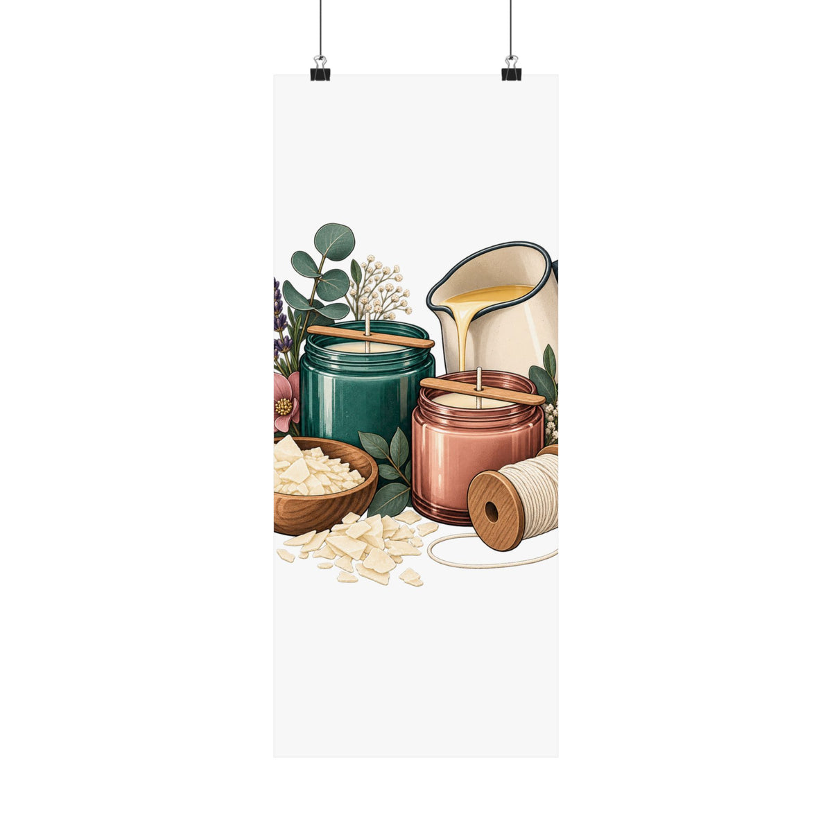 Artisan Candle Making Workshop Poster