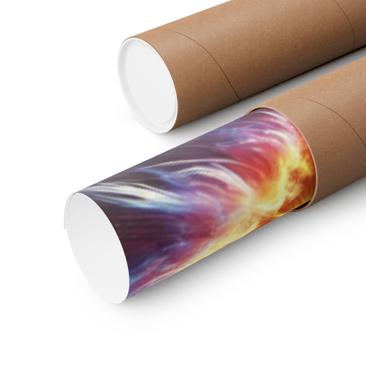 Cosmic Starburst Energy Abstract Space Poster Wall Art Decor