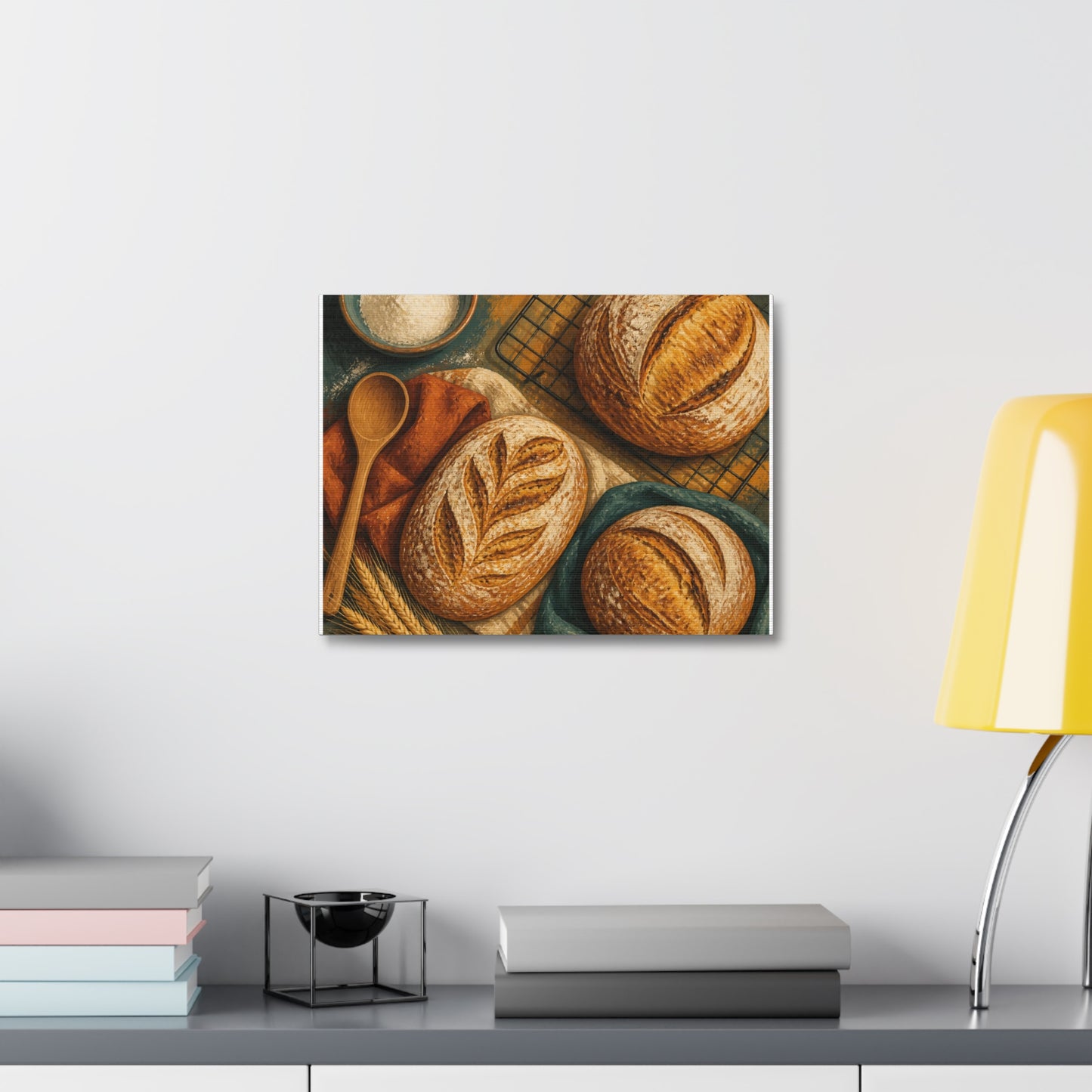 Artisan Bread Baking Still Life Canvas Art