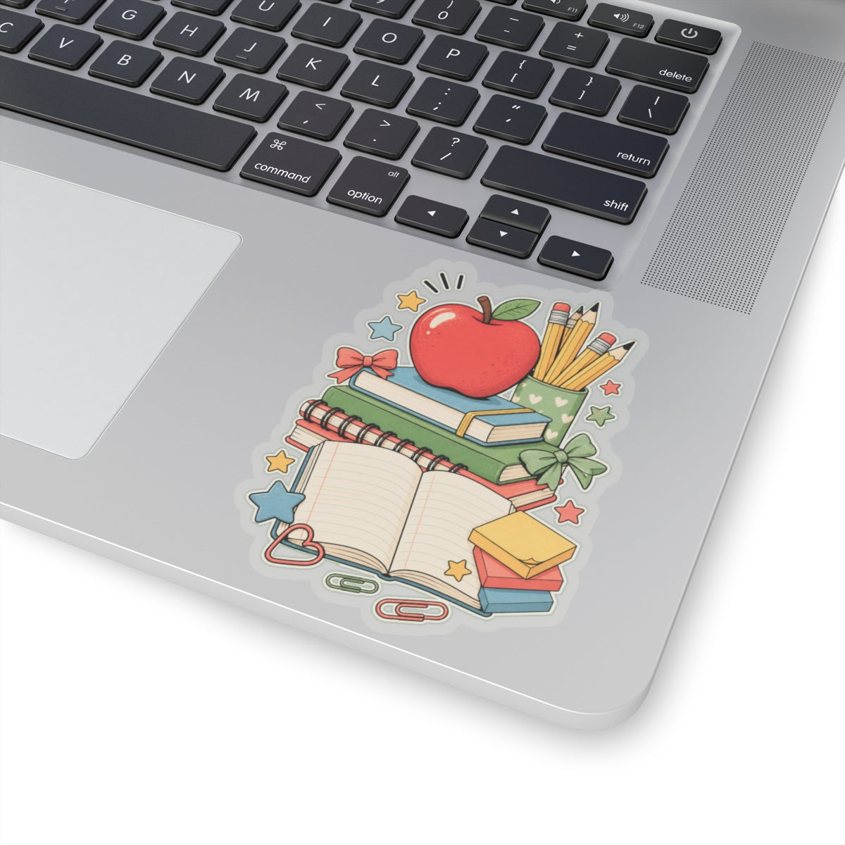 Apple Pencil Desk Stack Back To School Sticker