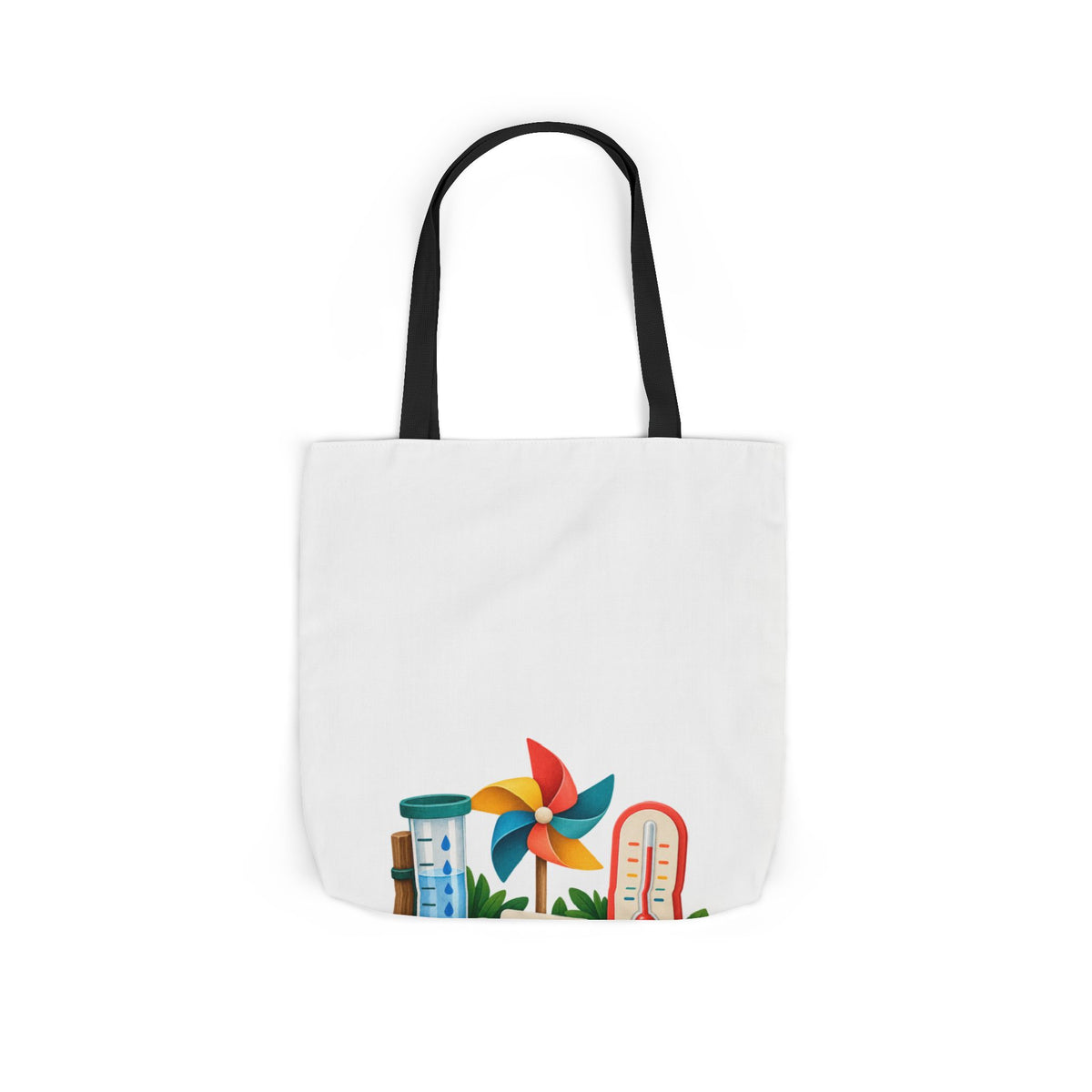 Colorful Backyard Weather Watching Kit Tote Bag