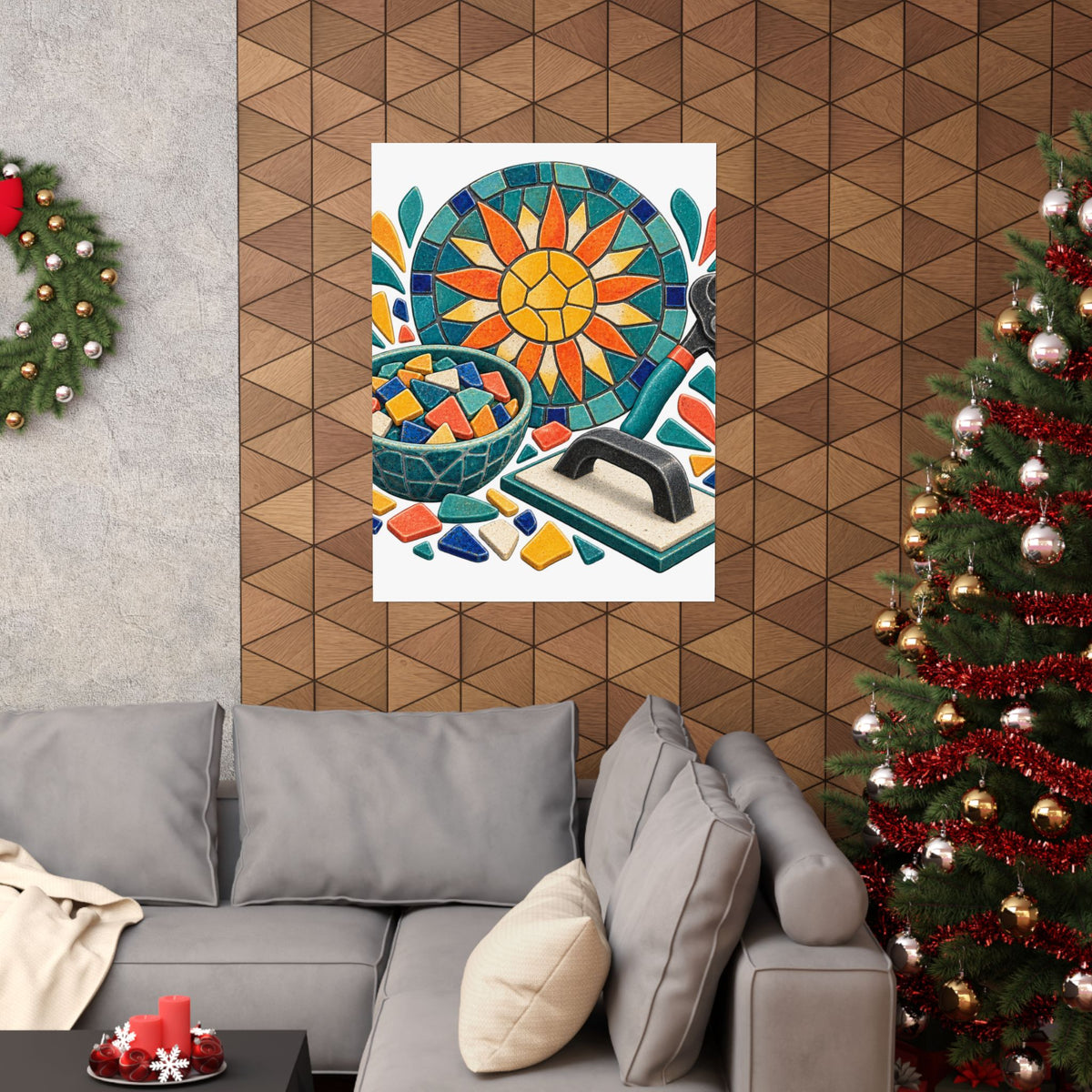 Sunburst Mosaic Making Workshop Poster