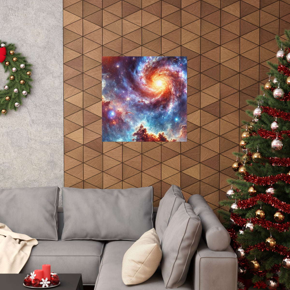Galaxy Nebula Dreamscape Abstract Space Poster Wall Art Decor