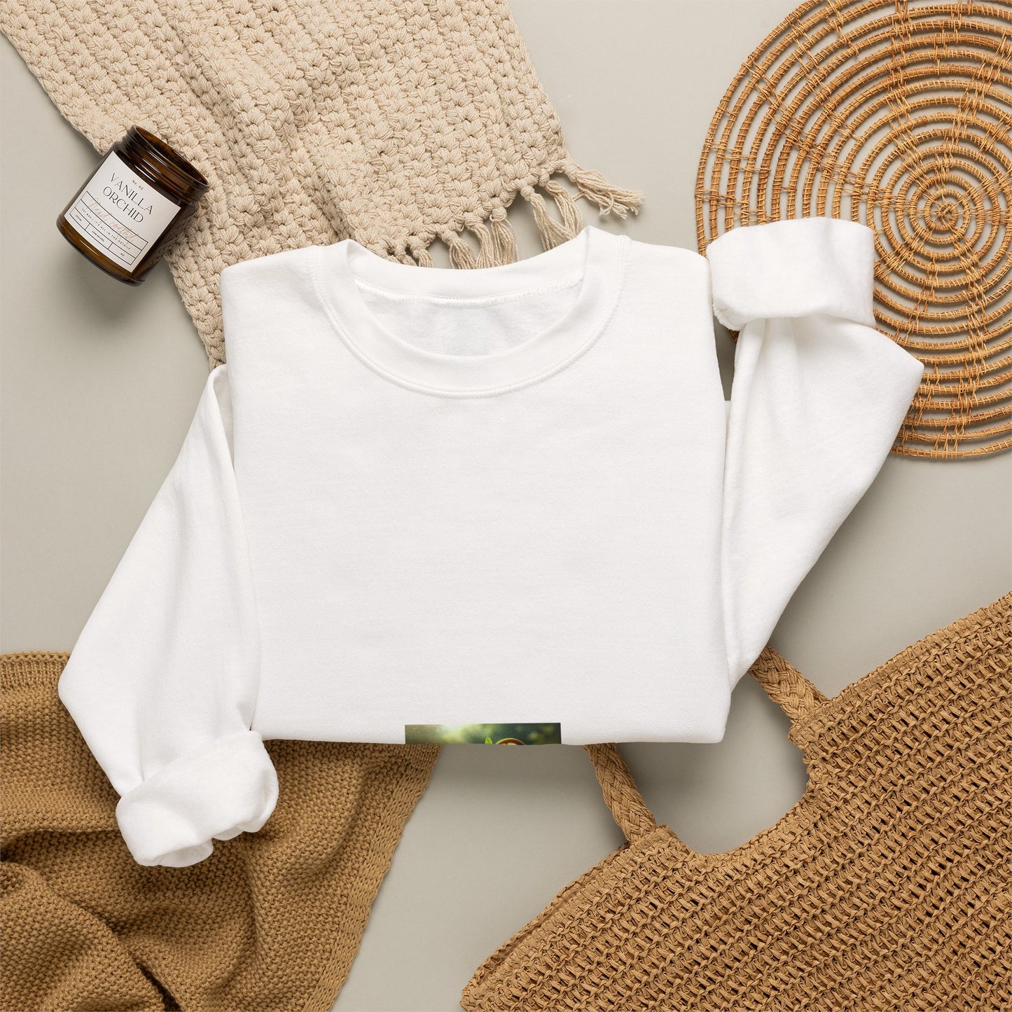 Sunlit Iced Tea Lemon Mint Soft Summer Drink Sweatshirt