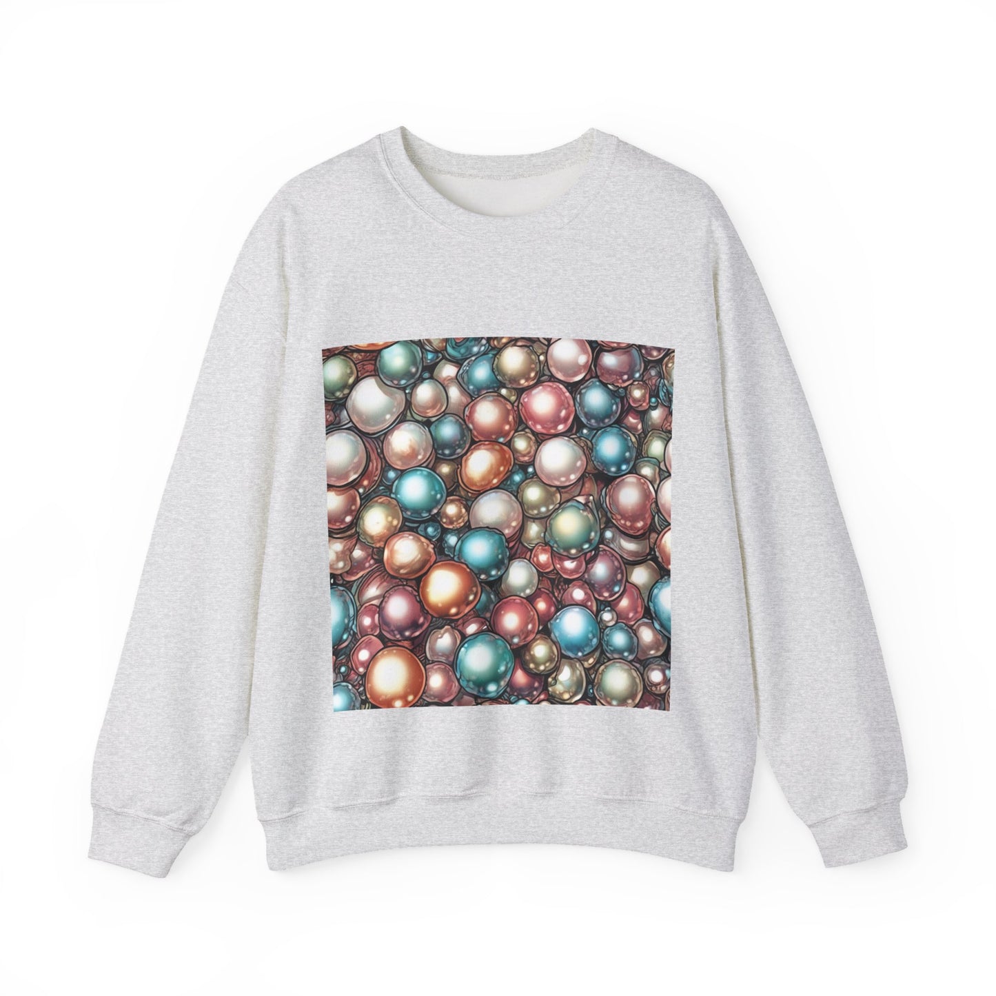 Rainbow Pearl Marble Abstract Gift Art Sweatshirt