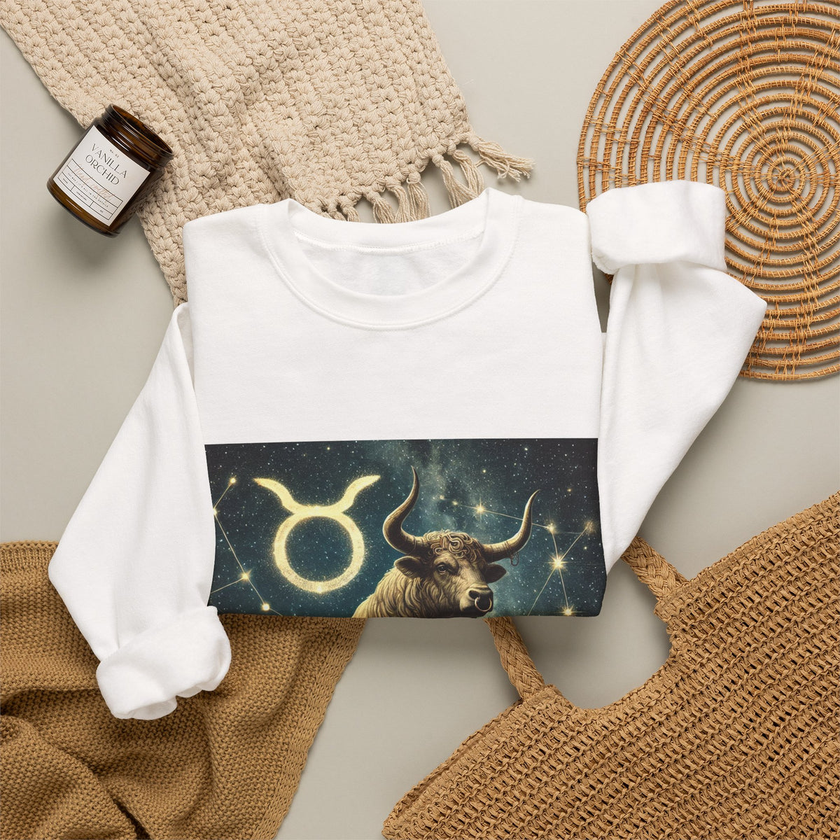 Taurus Bull Constellation Celestial Sweatshirt