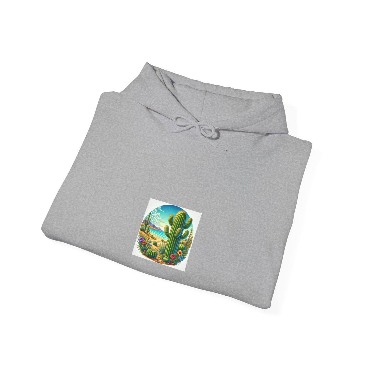 Desert Cactus Bloom Garden Botanical Graphic Hoodie Plant Lover Gift