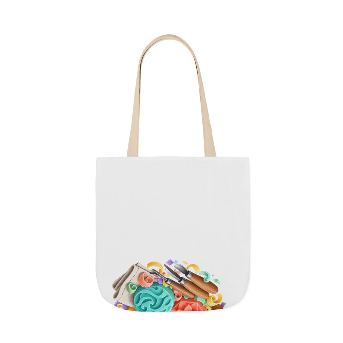 Colorful Soap Carving Workshop Tote Bag
