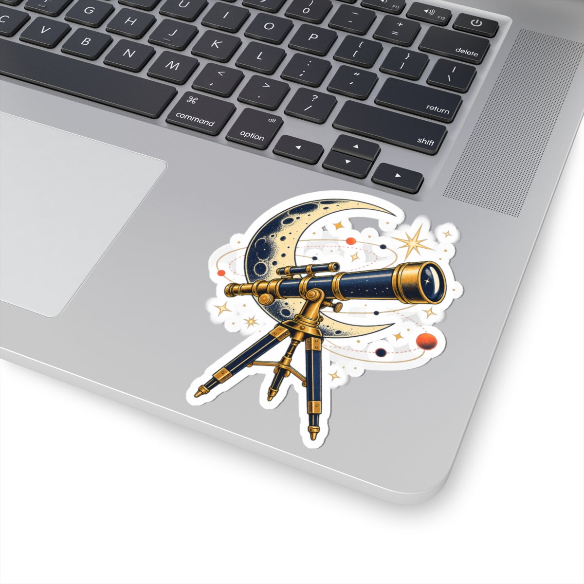 Vintage Telescope Celestial Astronomy Sticker