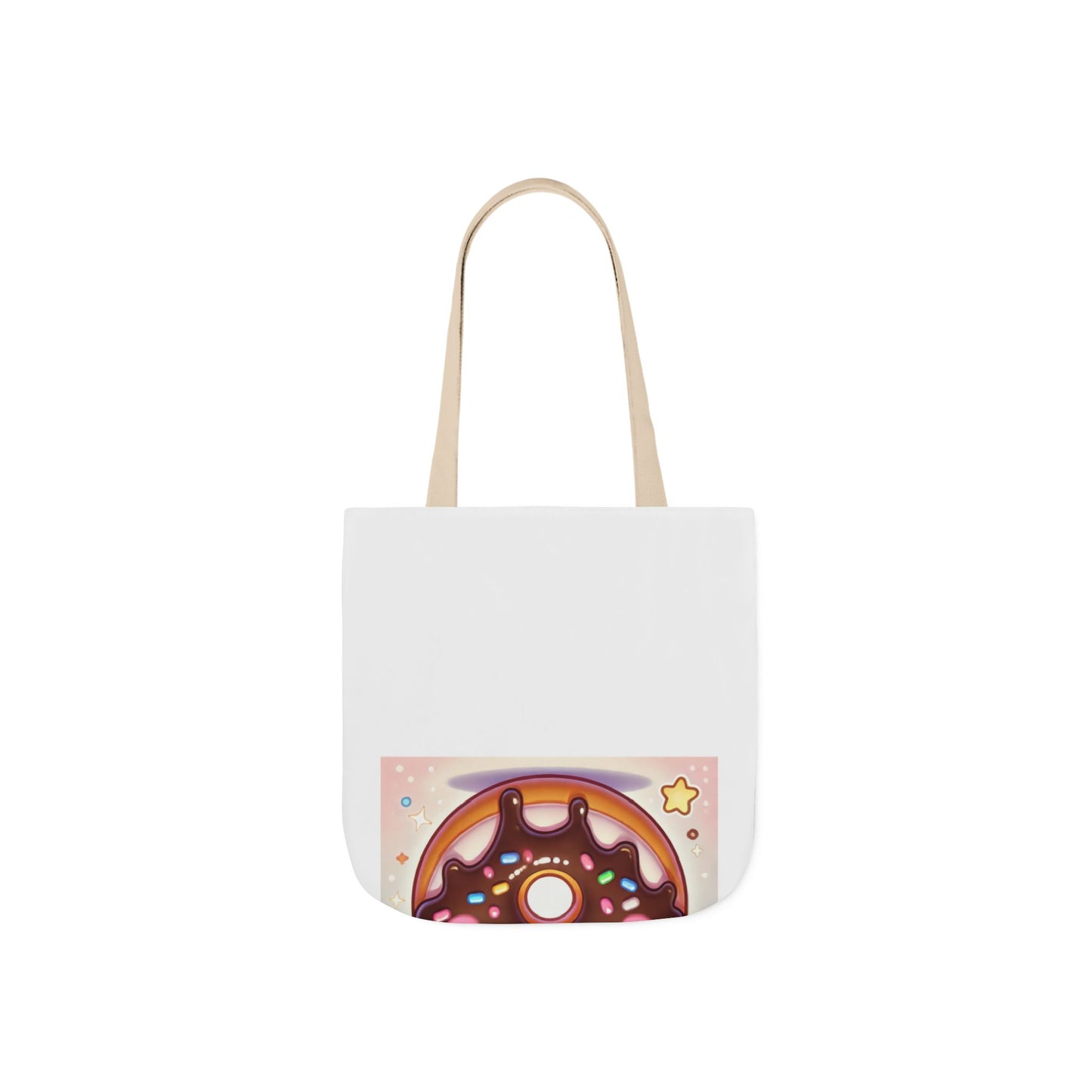 Kawaii Chocolate Donut Cute Dessert Art Tote Bag