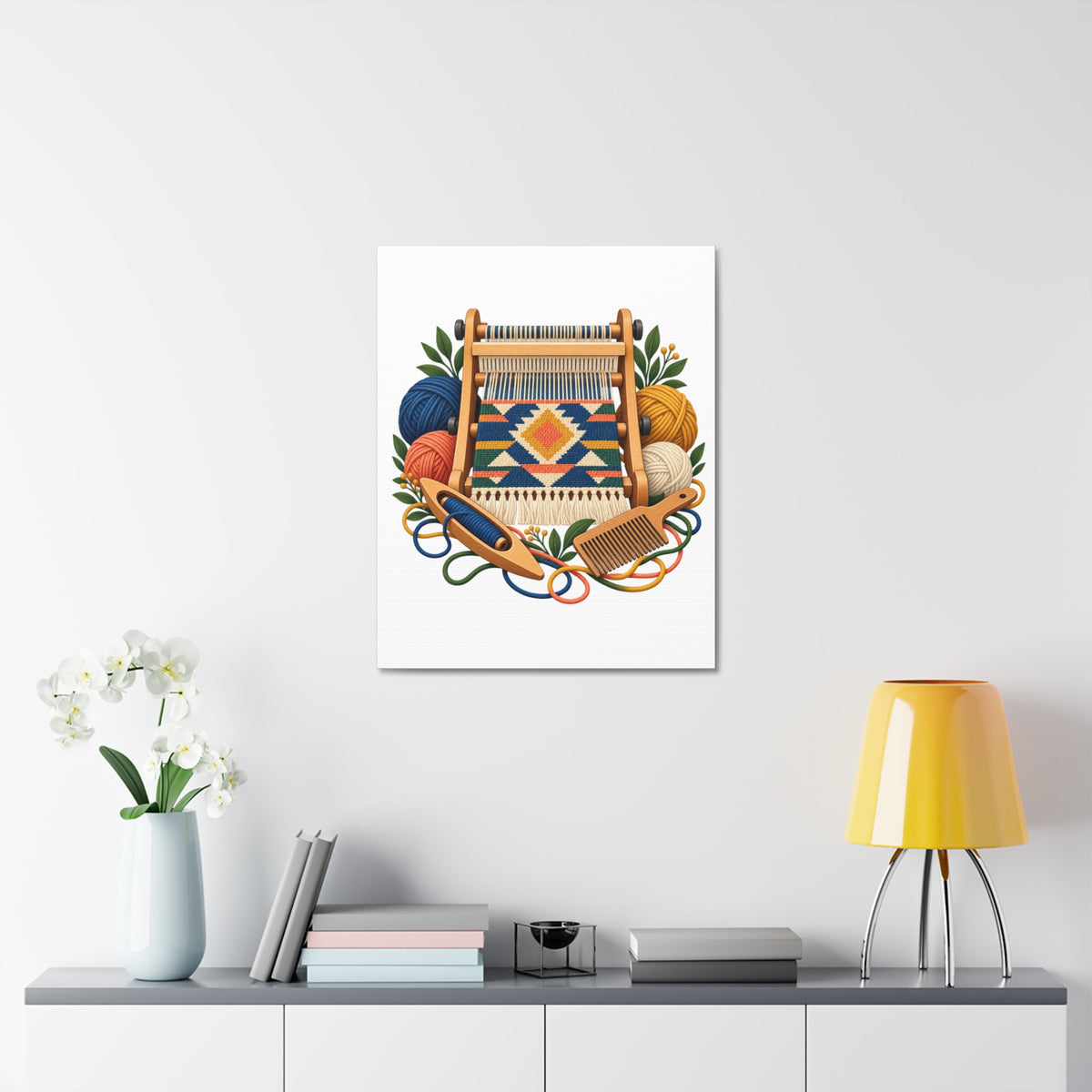 Geometric Hand Weaving Workshop Canvas