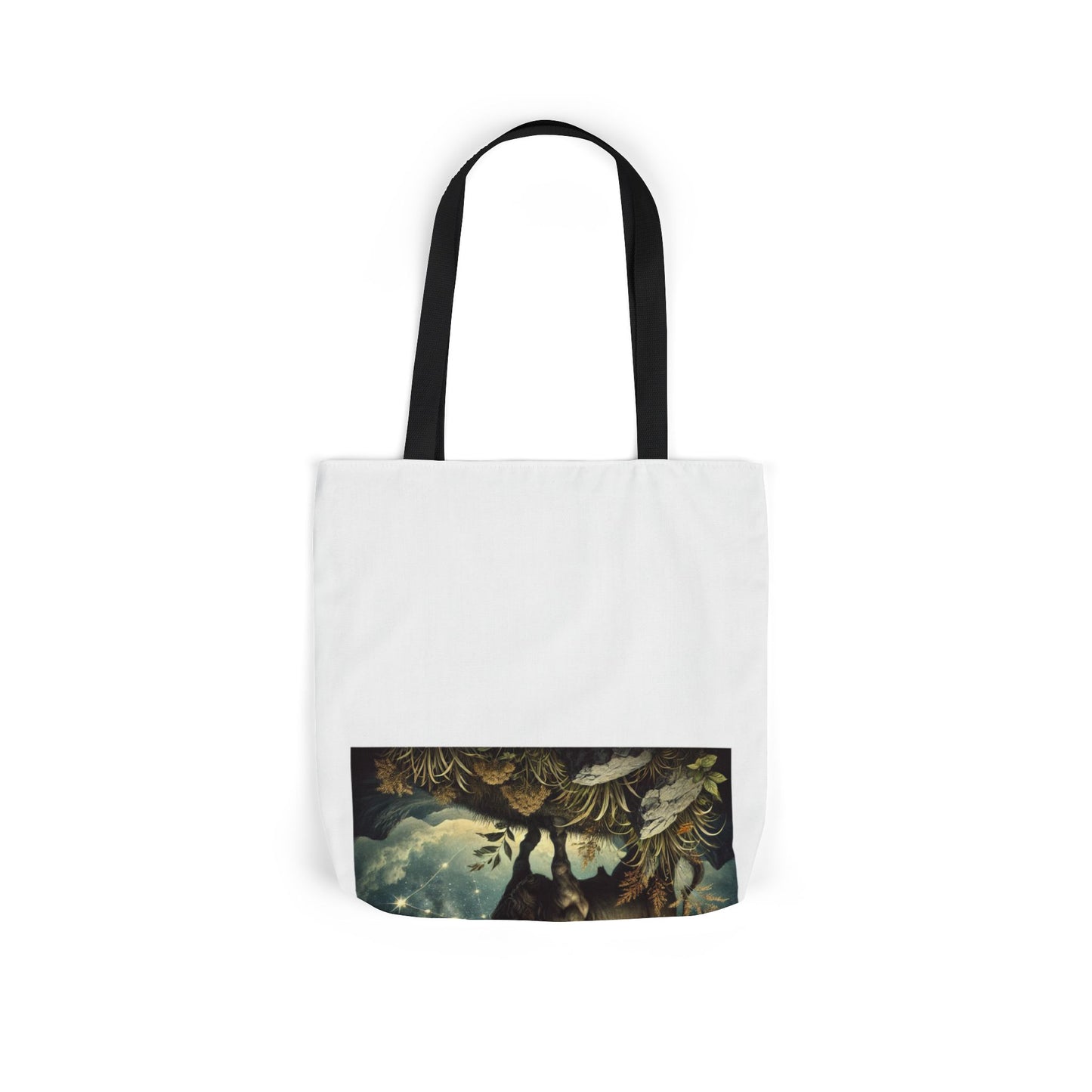 Taurus Bull Constellation Celestial Canvas Tote Bag