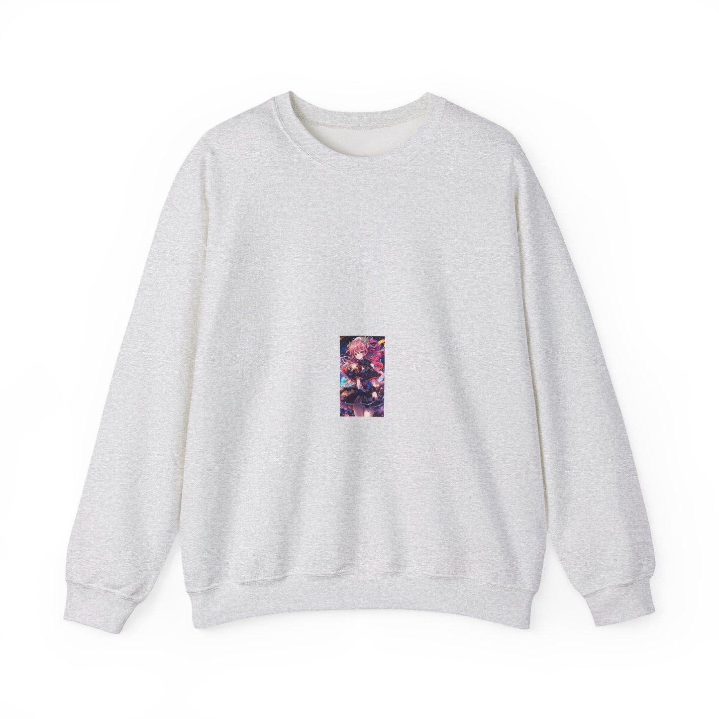 Pink Haired Fantasy Heroine Anime Portrait Sweatshirt