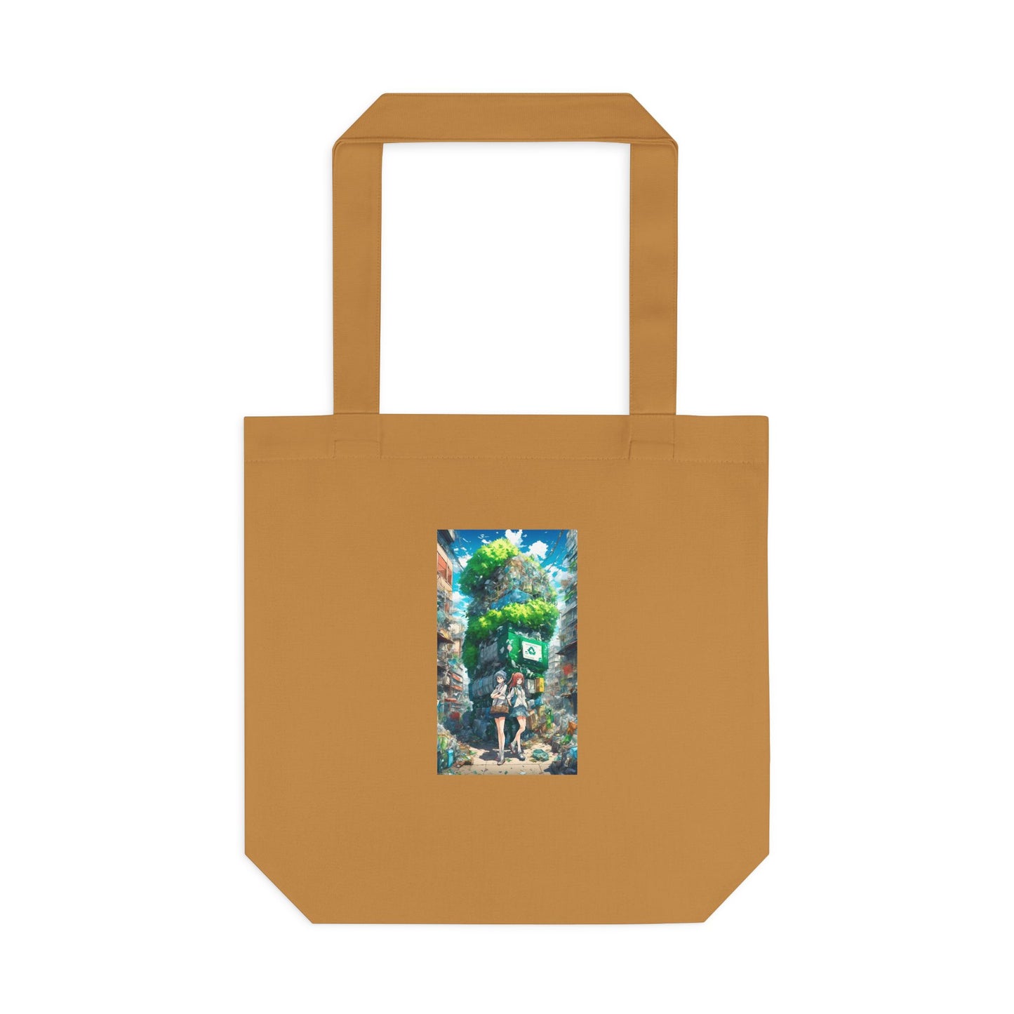 Urban Recycling Anime Friends Reusable Eco Tote Bag