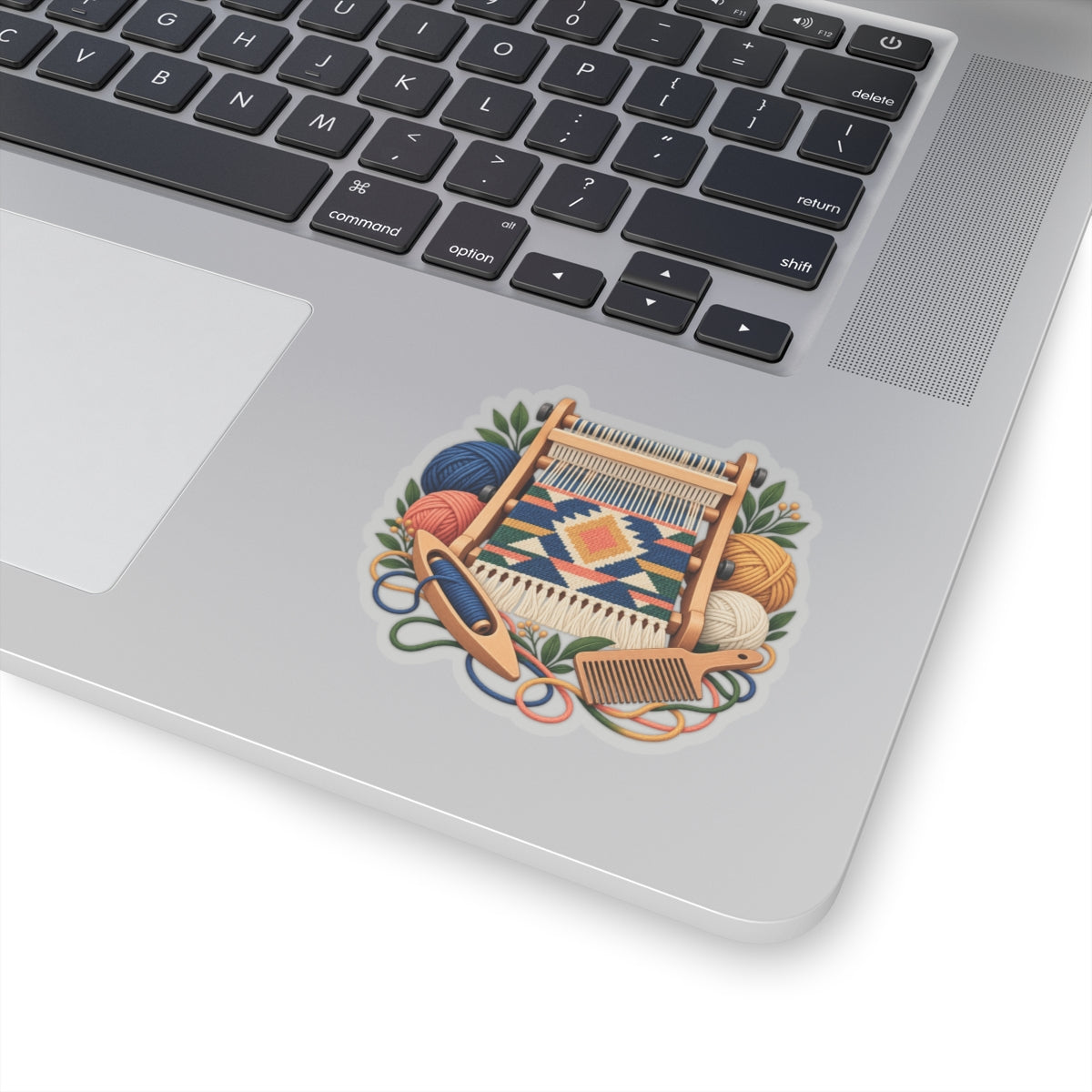 Geometric Hand Weaving Workshop Sticker