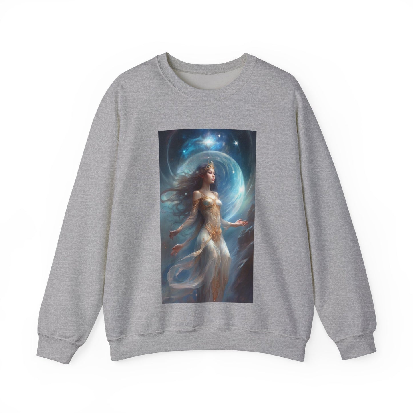 Lunar Celestial Queen Fantasy Portrait Sweatshirt