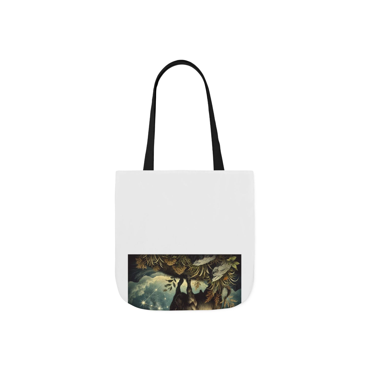 Taurus Bull Constellation Celestial Canvas Tote Bag