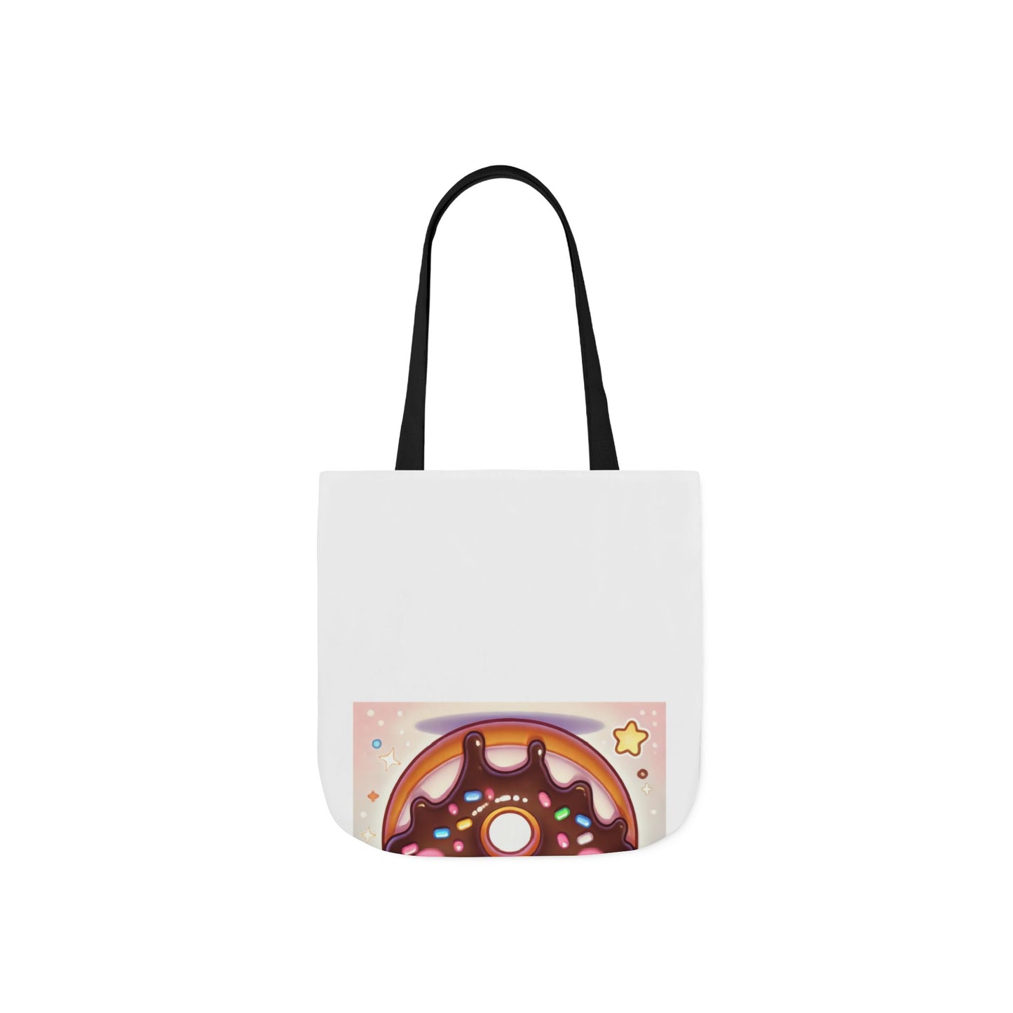 Kawaii Chocolate Donut Cute Dessert Art Tote Bag