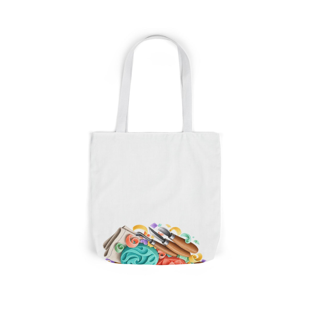 Colorful Soap Carving Workshop Tote Bag
